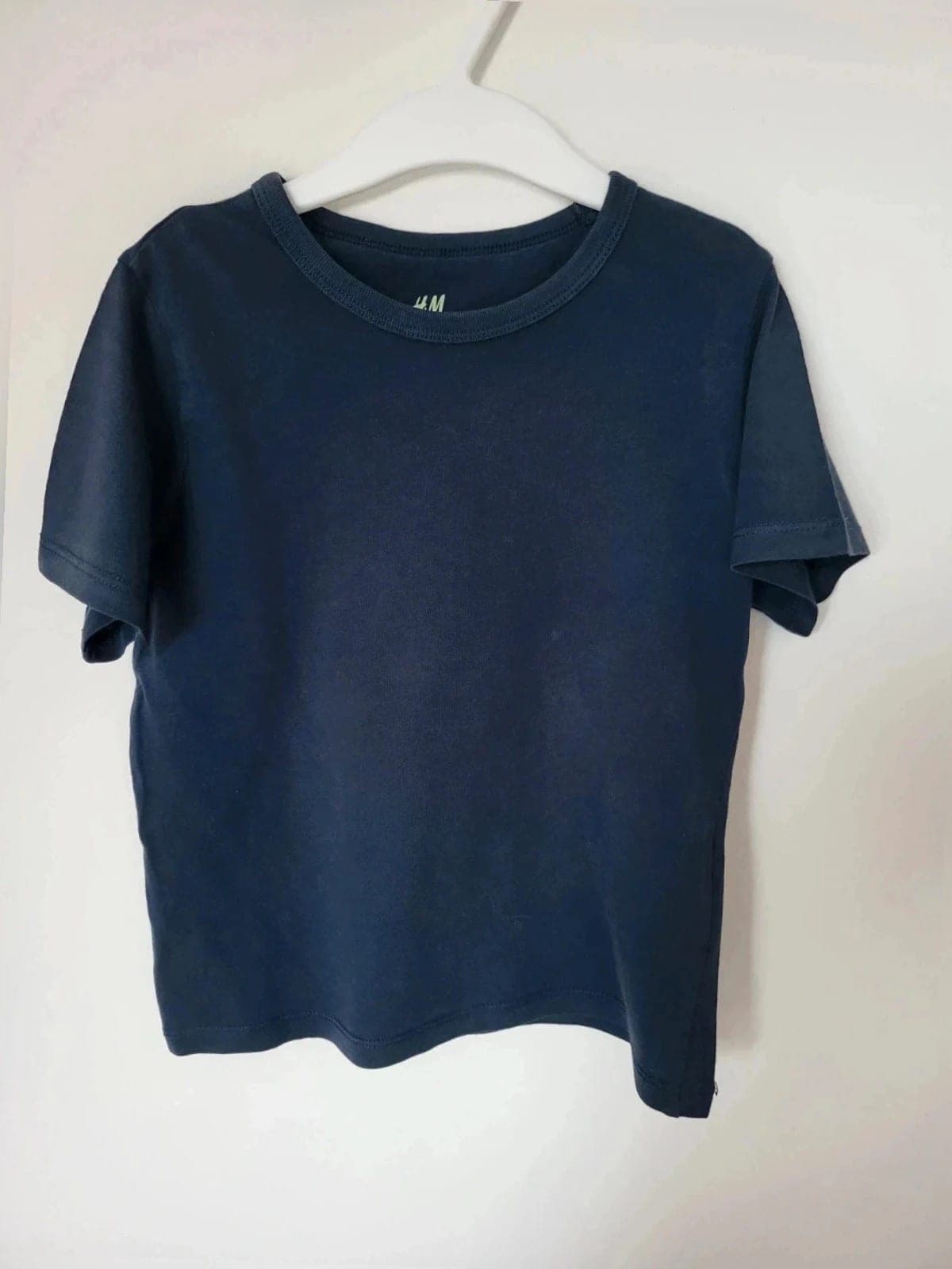 Blauwe t-shirt H&M 110/116