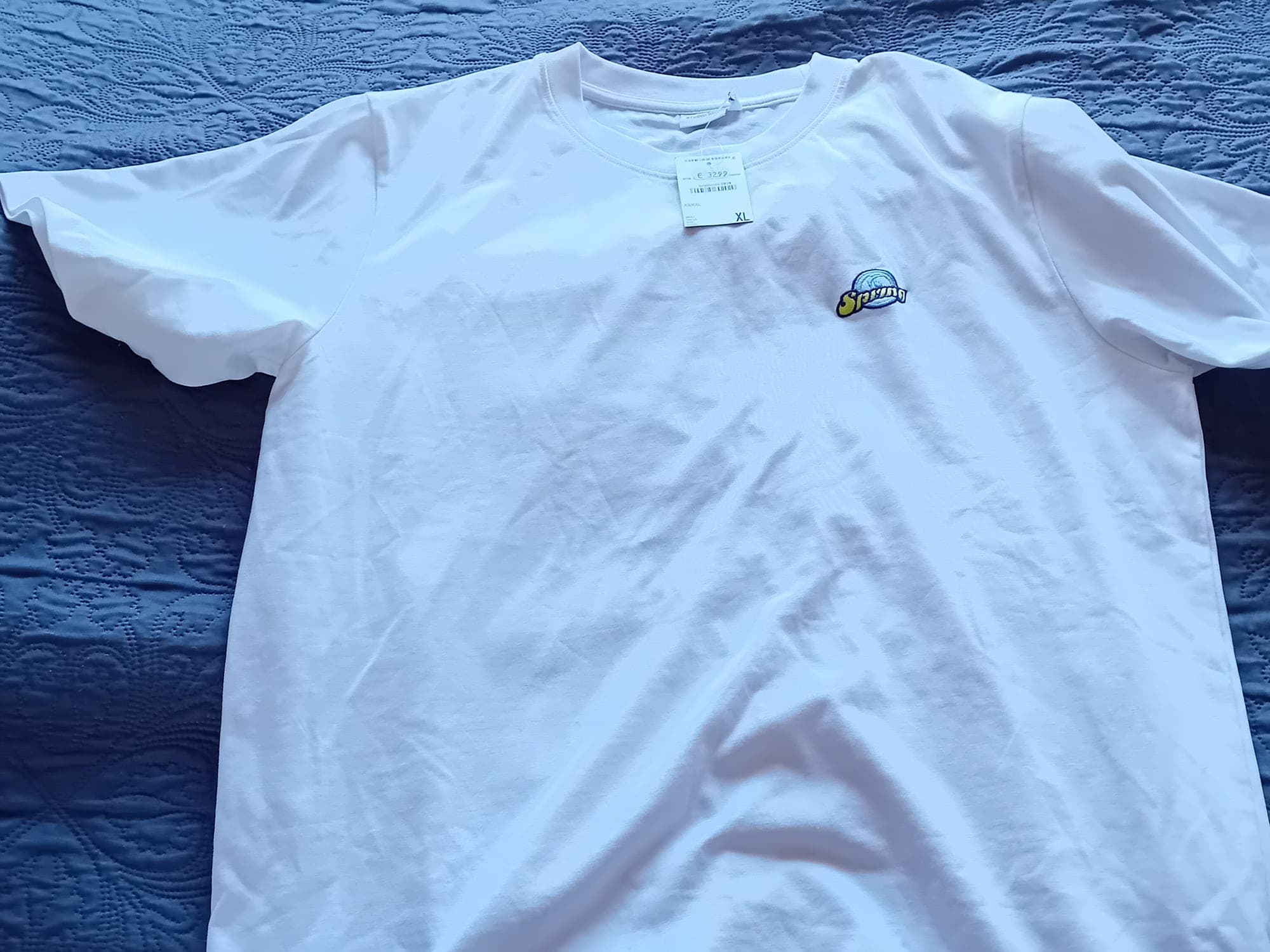 Witte T-shirt met Sprinng logo - Studio 100 - maat XL