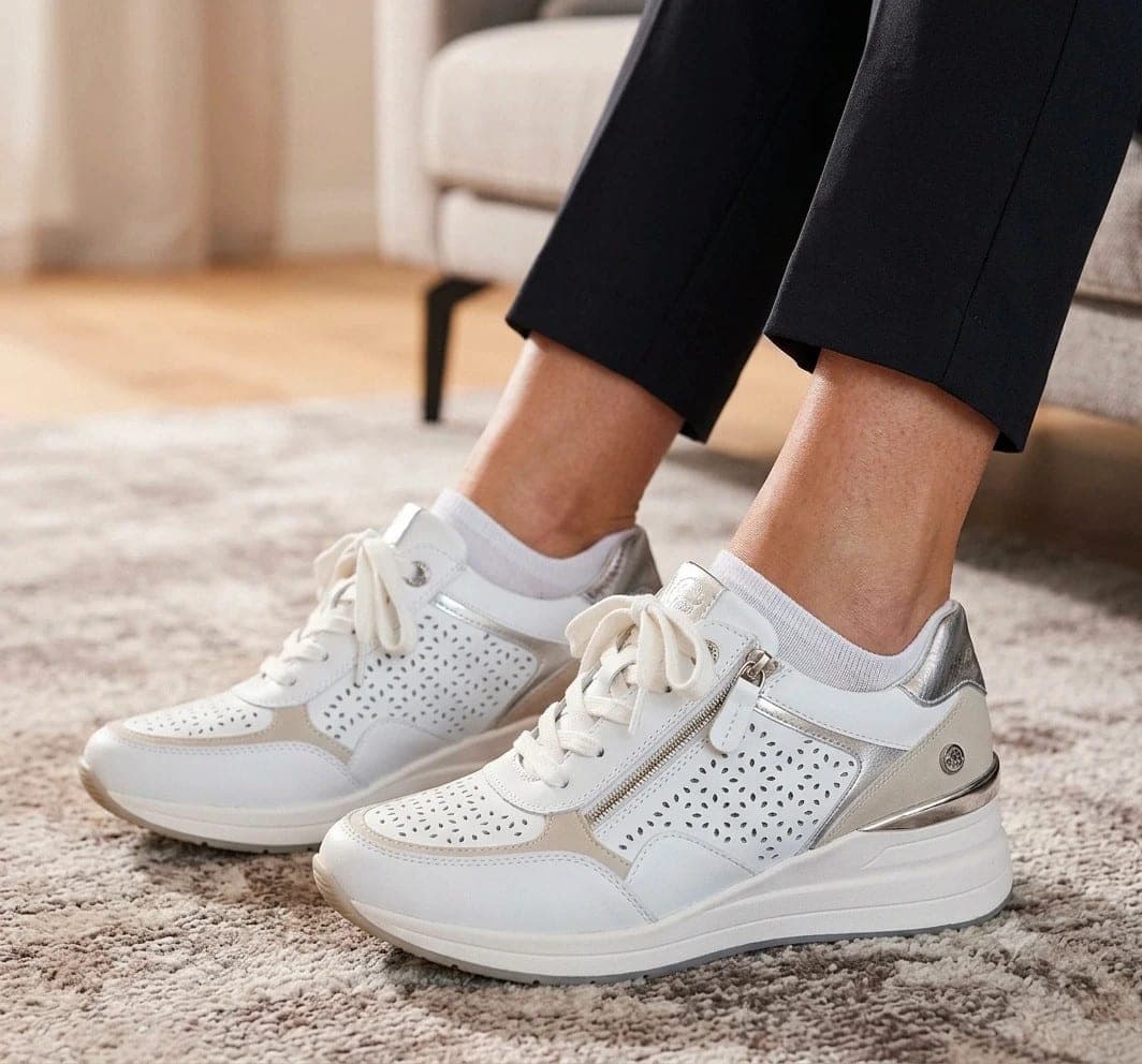 Witte basketschoenen