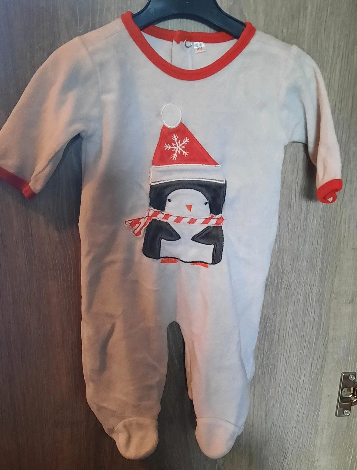 Zeeman pyjama pinguïn kerst maat 50