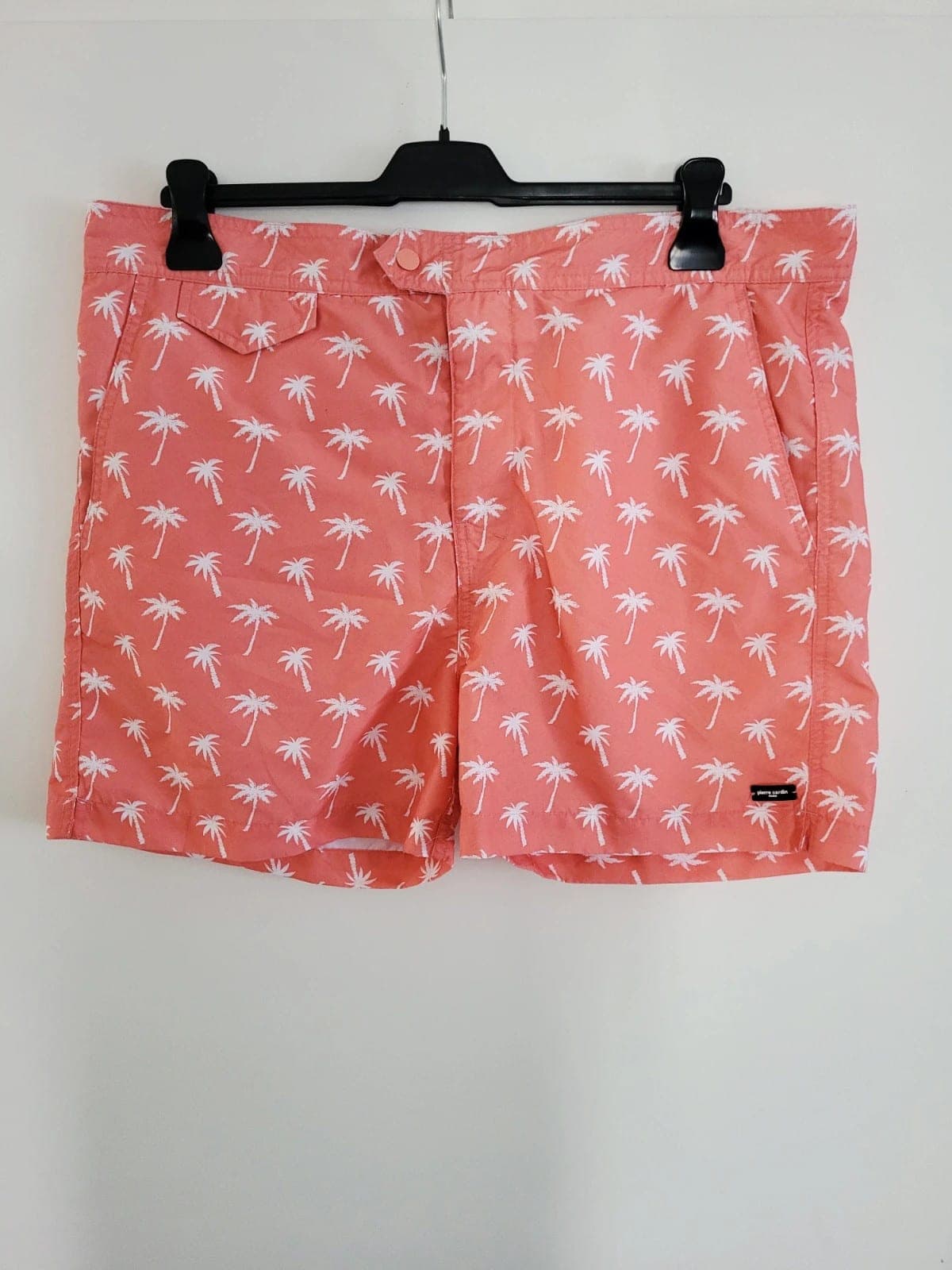 Pierre Cardin zwemshort / strandshort koraal met palmprint – maat L – nieuw zond