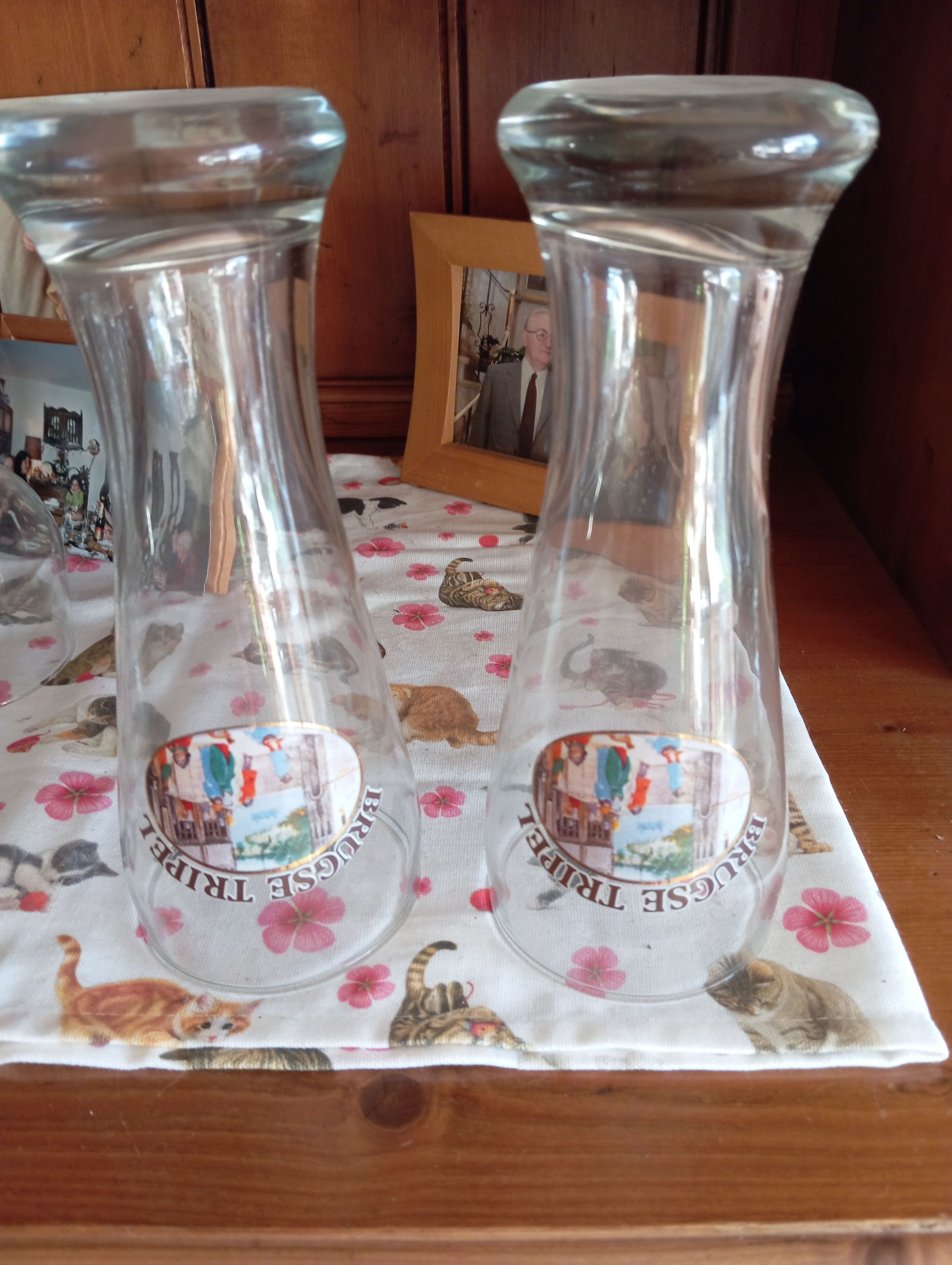 Set van 2 bierglazen Brugse tripel