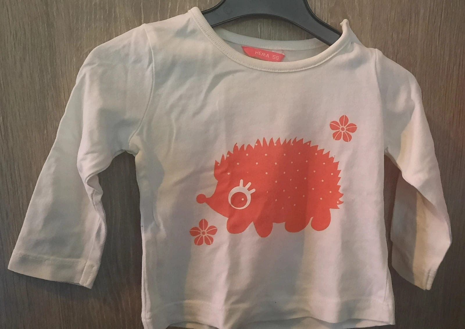 HEMA longsleeve met egel voor baby's