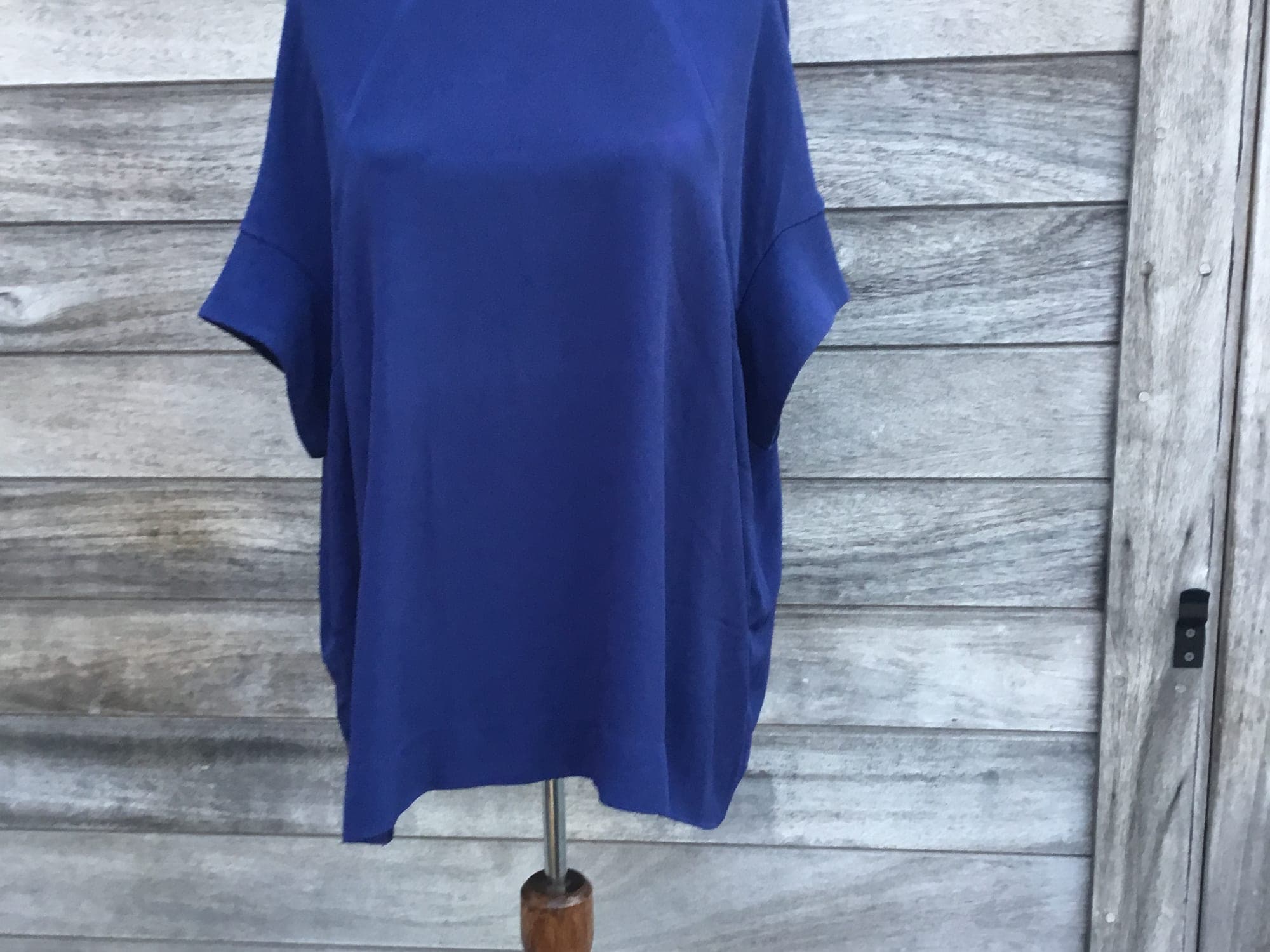 Chemise surdimensionnée bleu cobalt manches courtes COS taille 42