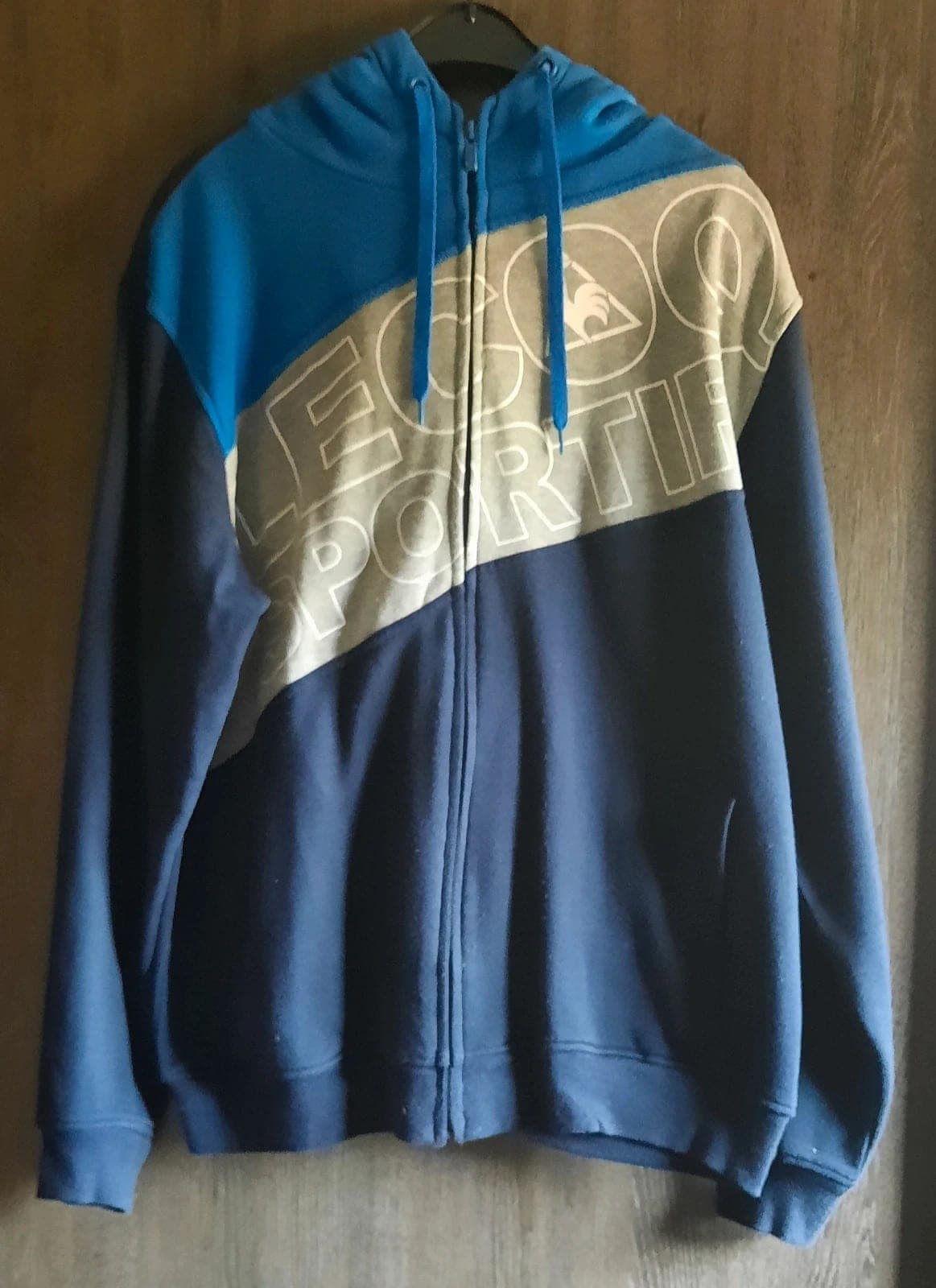 Le Coq Sportif hoodie met rits