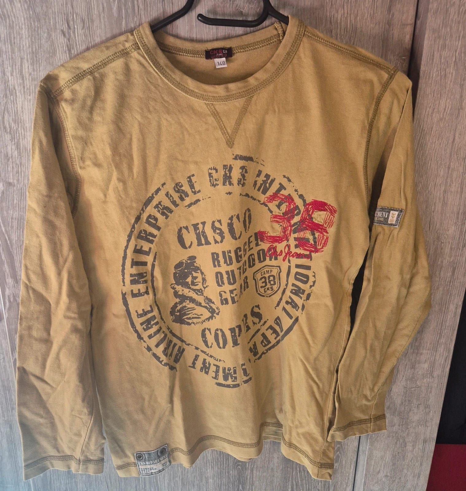 CKS longsleeve mosterdgeel jongenskleding
