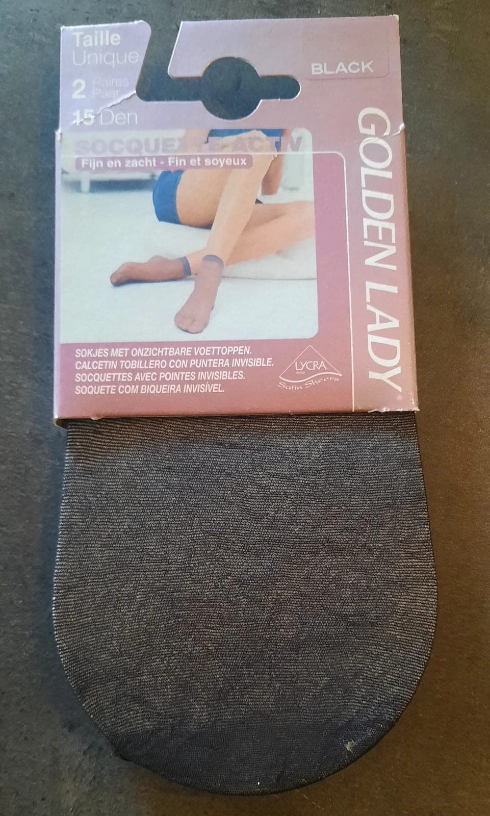 Lycra panty's - korte sokjes universele maat