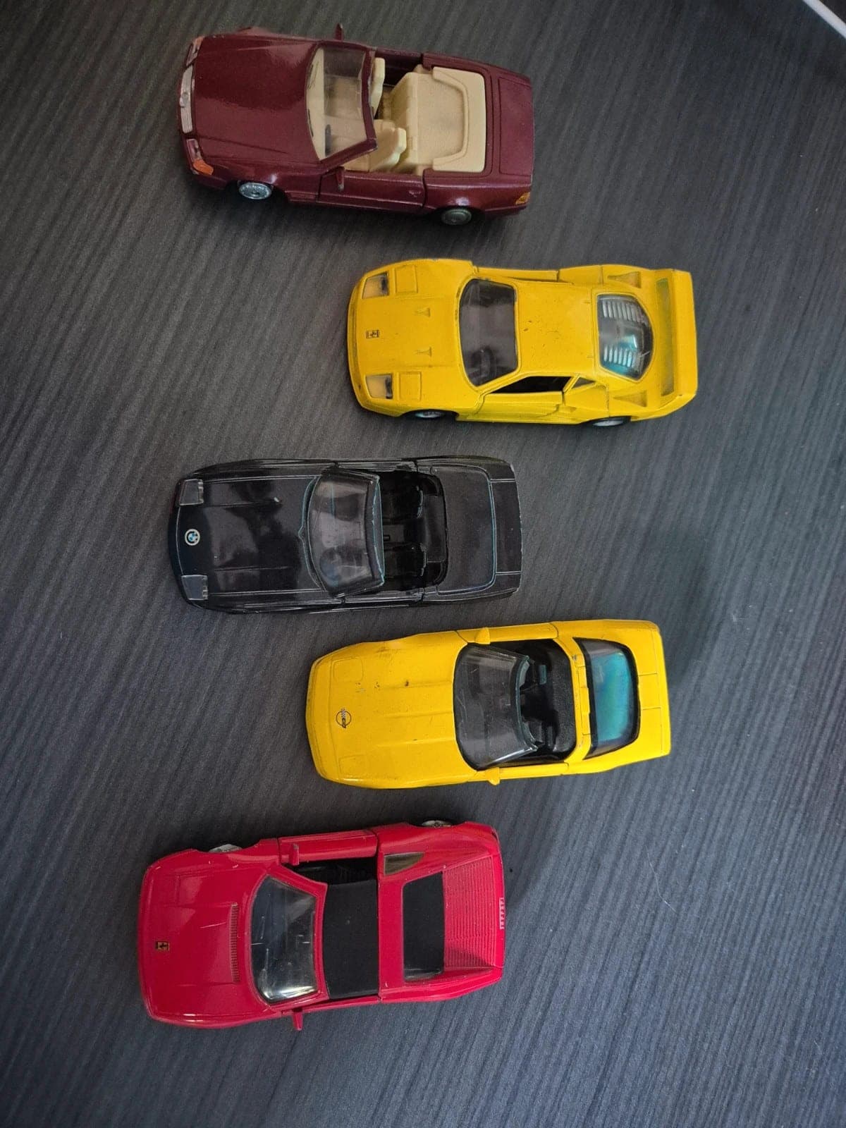 5 Shell speelgoed auto's schaalmodellen