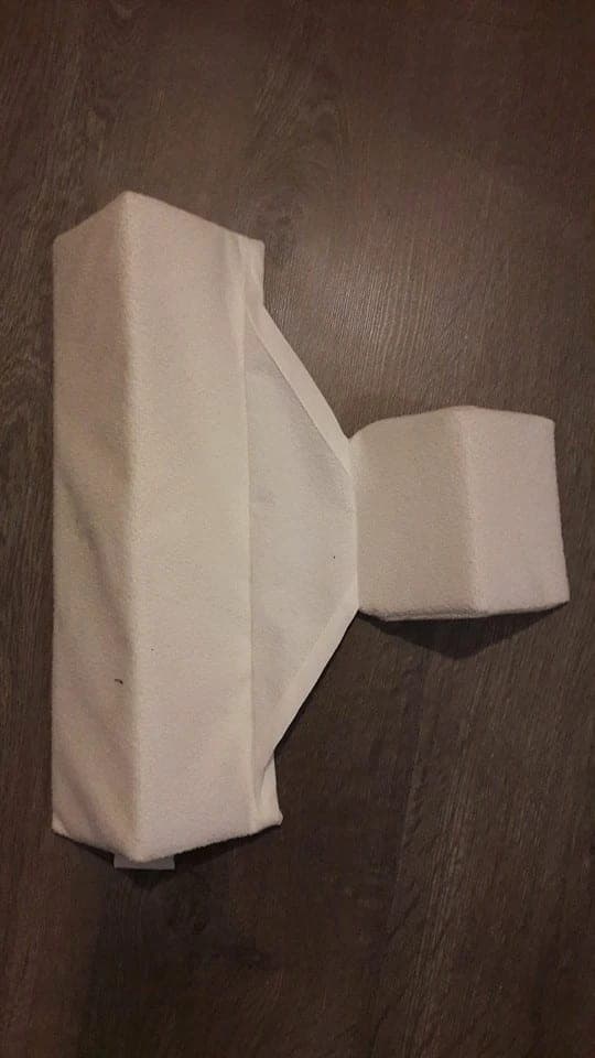 Zijligkussen voor baby's 0-6 maanden - wit