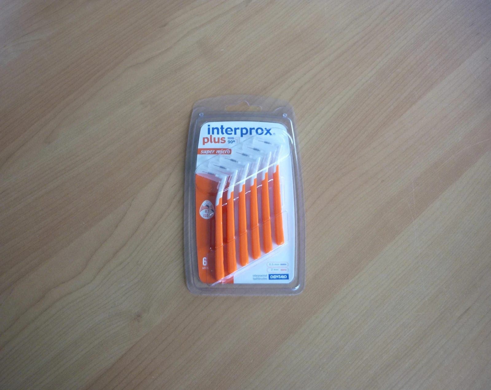 Interprox plus 90° 6x Super micro Oranje ISO 1 0,7-0,8 mm Interdentaal ragers