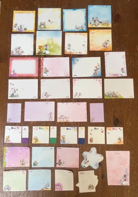 🌸🌸 74 mini blaadjes - Diddl