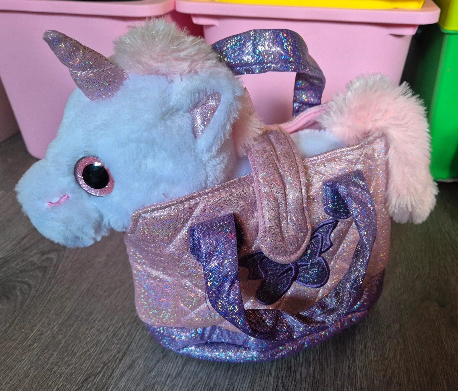 Knuffel Eenhoorn in draagtas