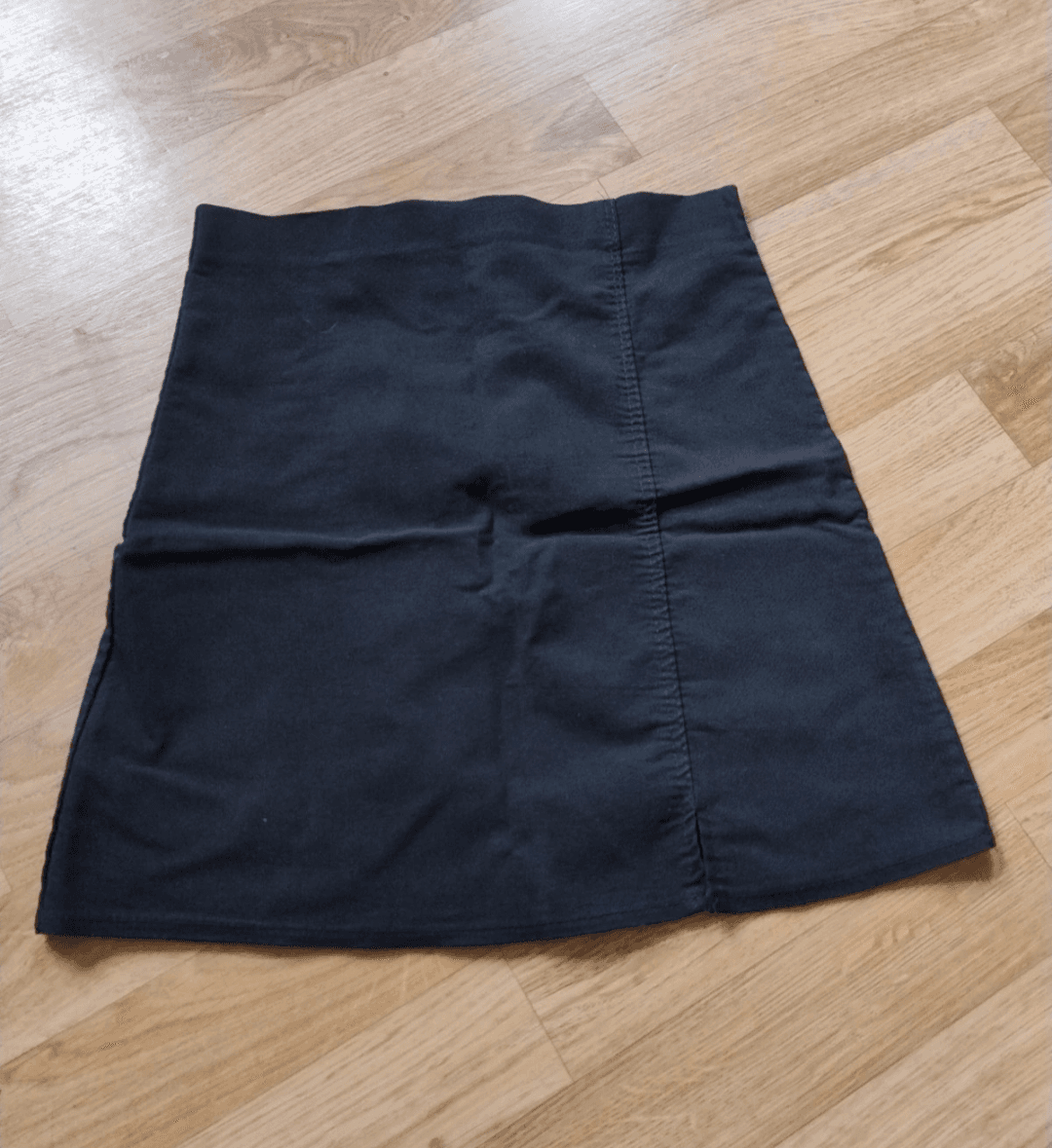 Zwarte katoenen rok