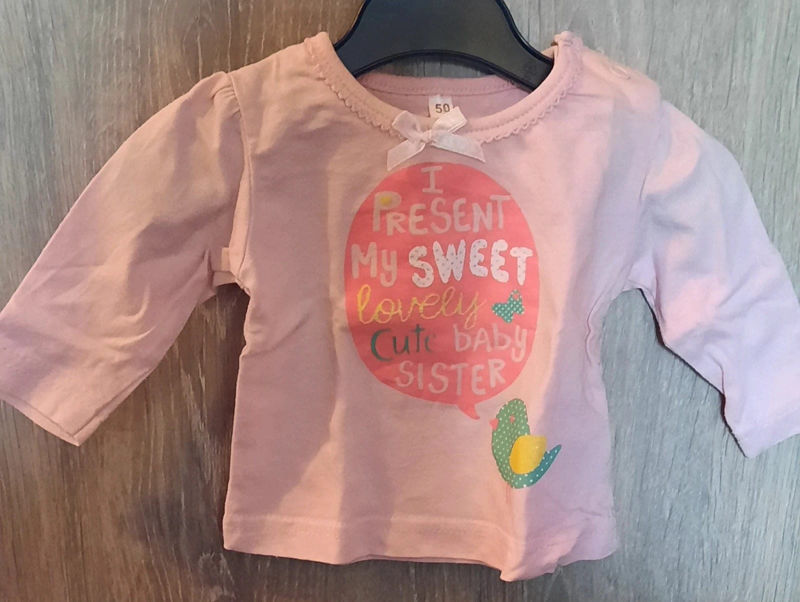 Zeeman longsleeve meisje 50 cm