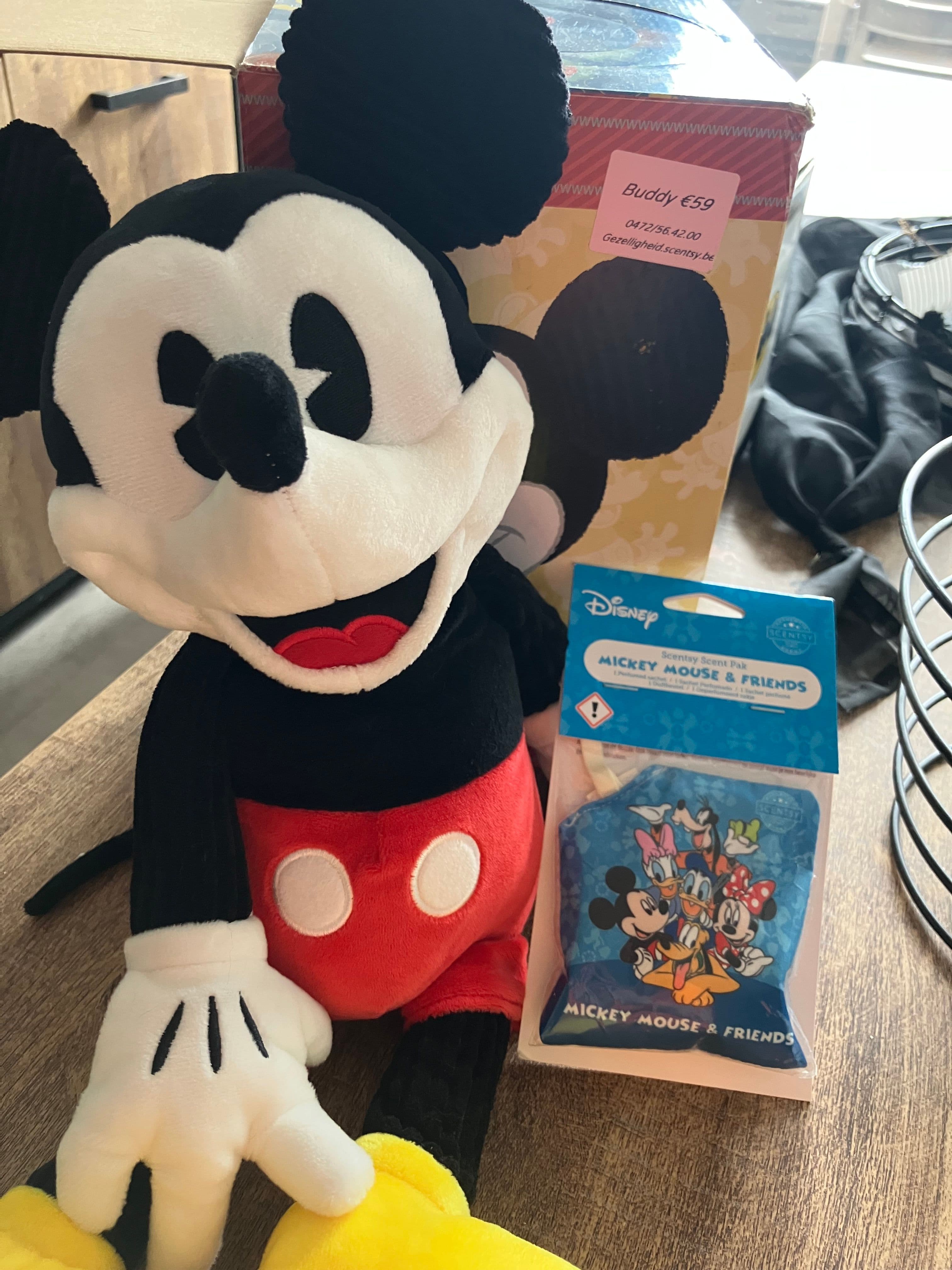 Disney Mickey Mouse pluche knuffel met accessories