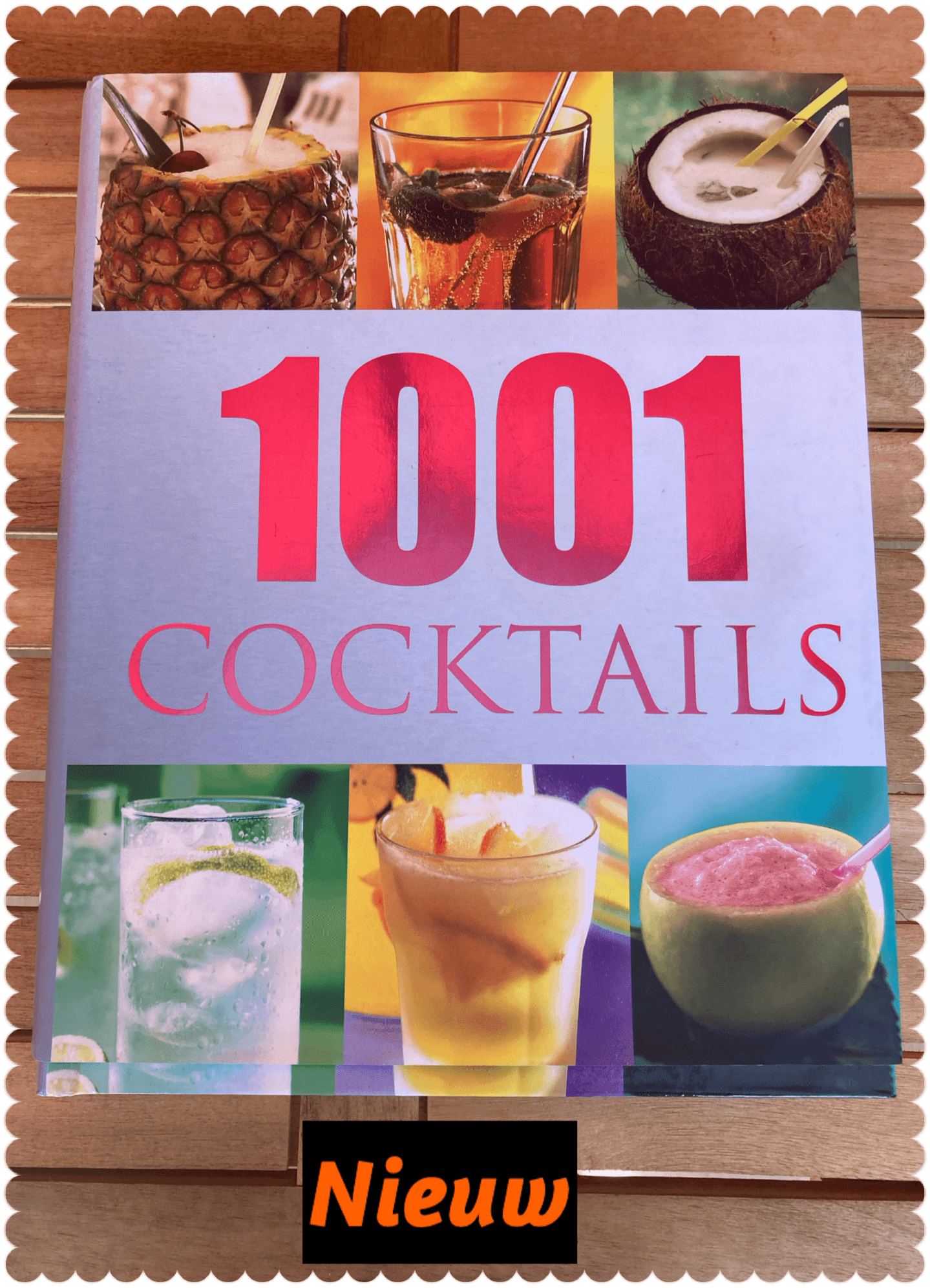 1001 Cocktails cocktailboek met recepten nieuw. Alex Baker