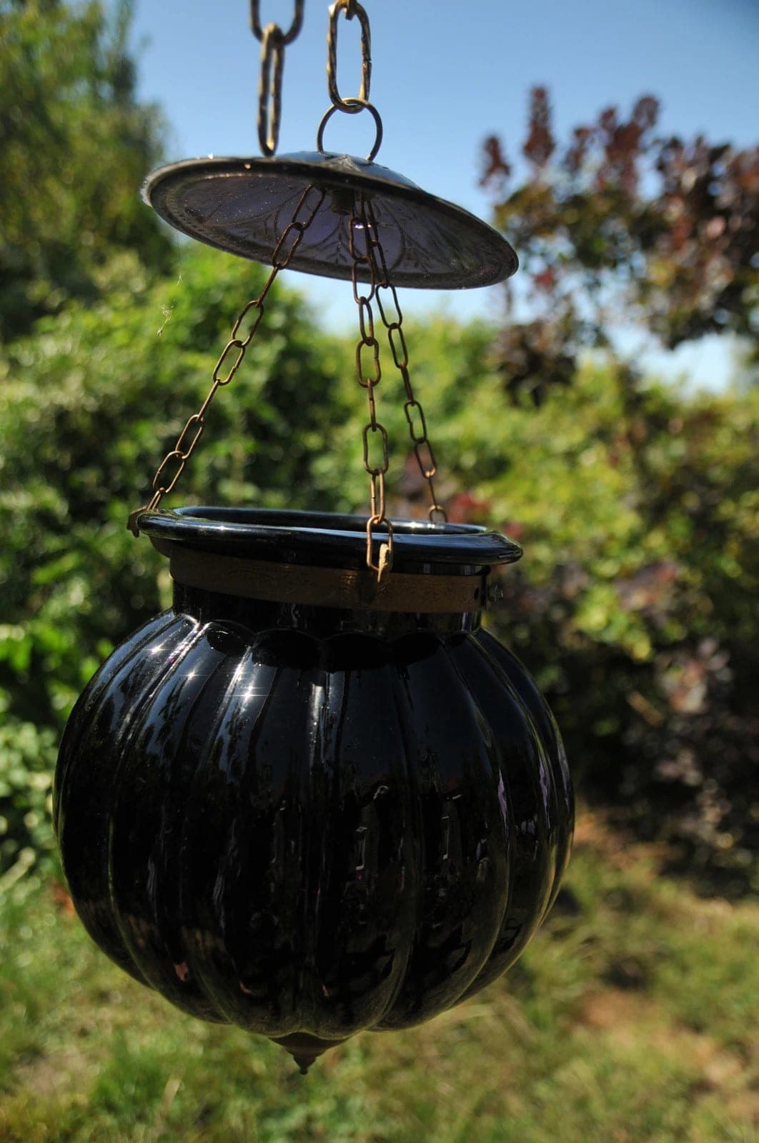 Paarse Indische lamp