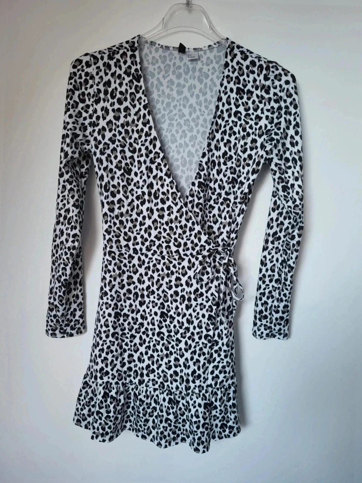 Mini Overslagjurk Leopard H&M