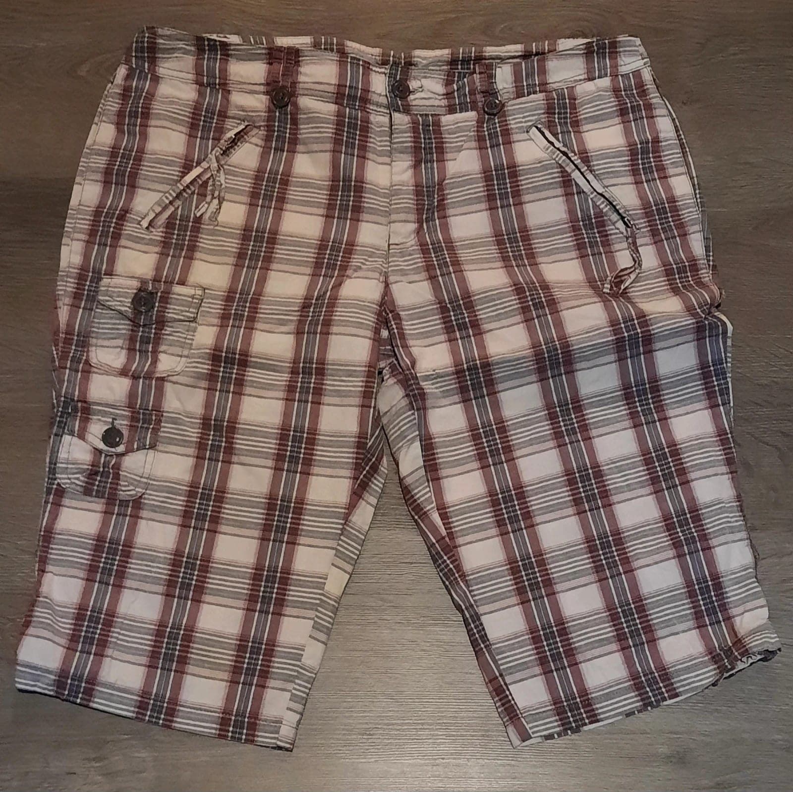 C&A geruite korte broek