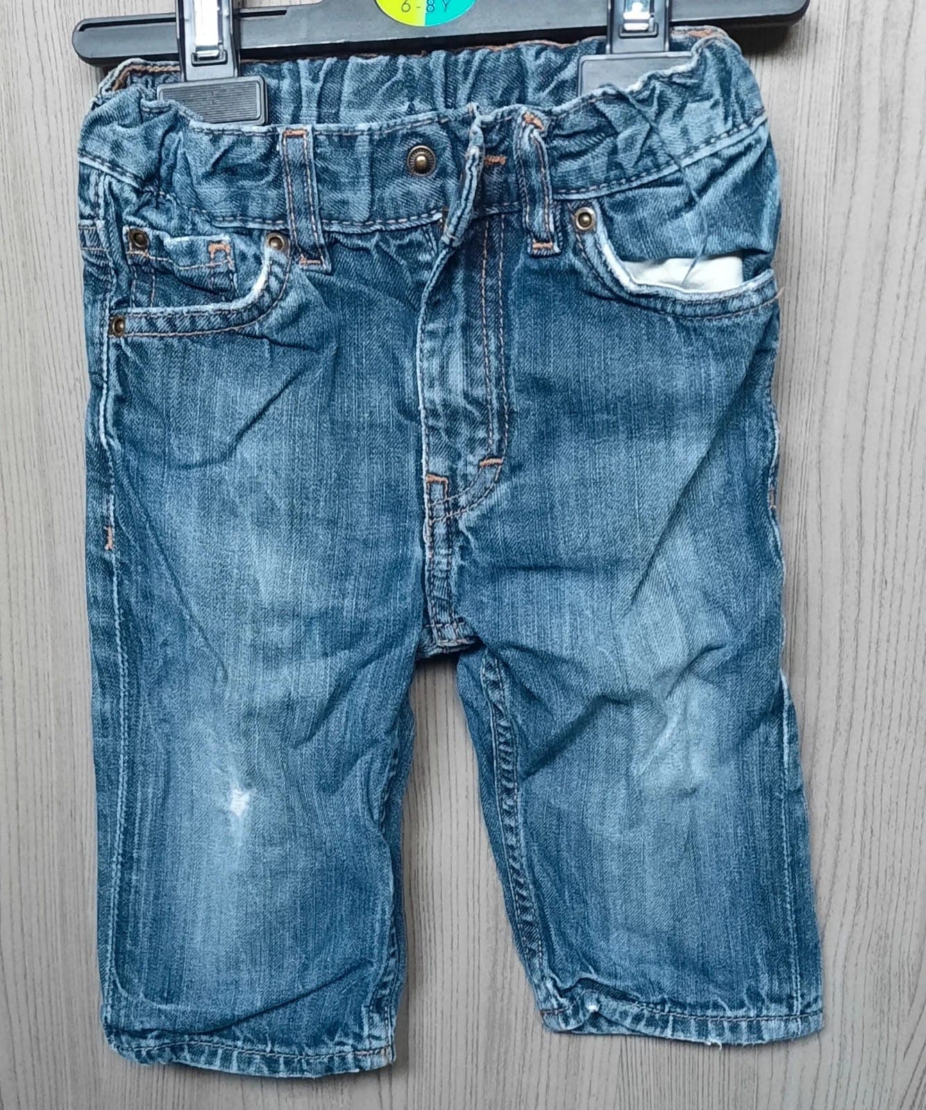 H&M jeansbroek maat 74 cm (9-12 mnd)