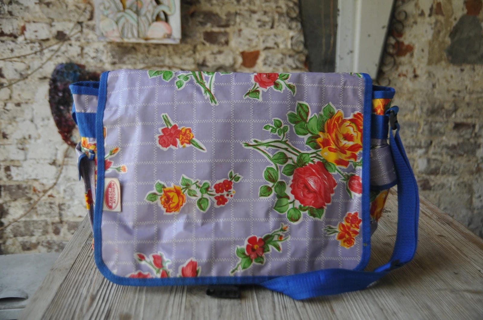 Grote lila schoudertas Kitsch Kitchen