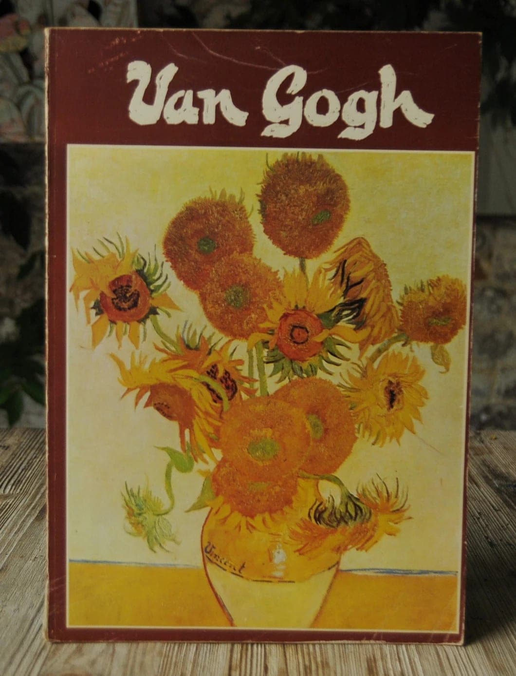 Vintage groot platenboek Van Gogh