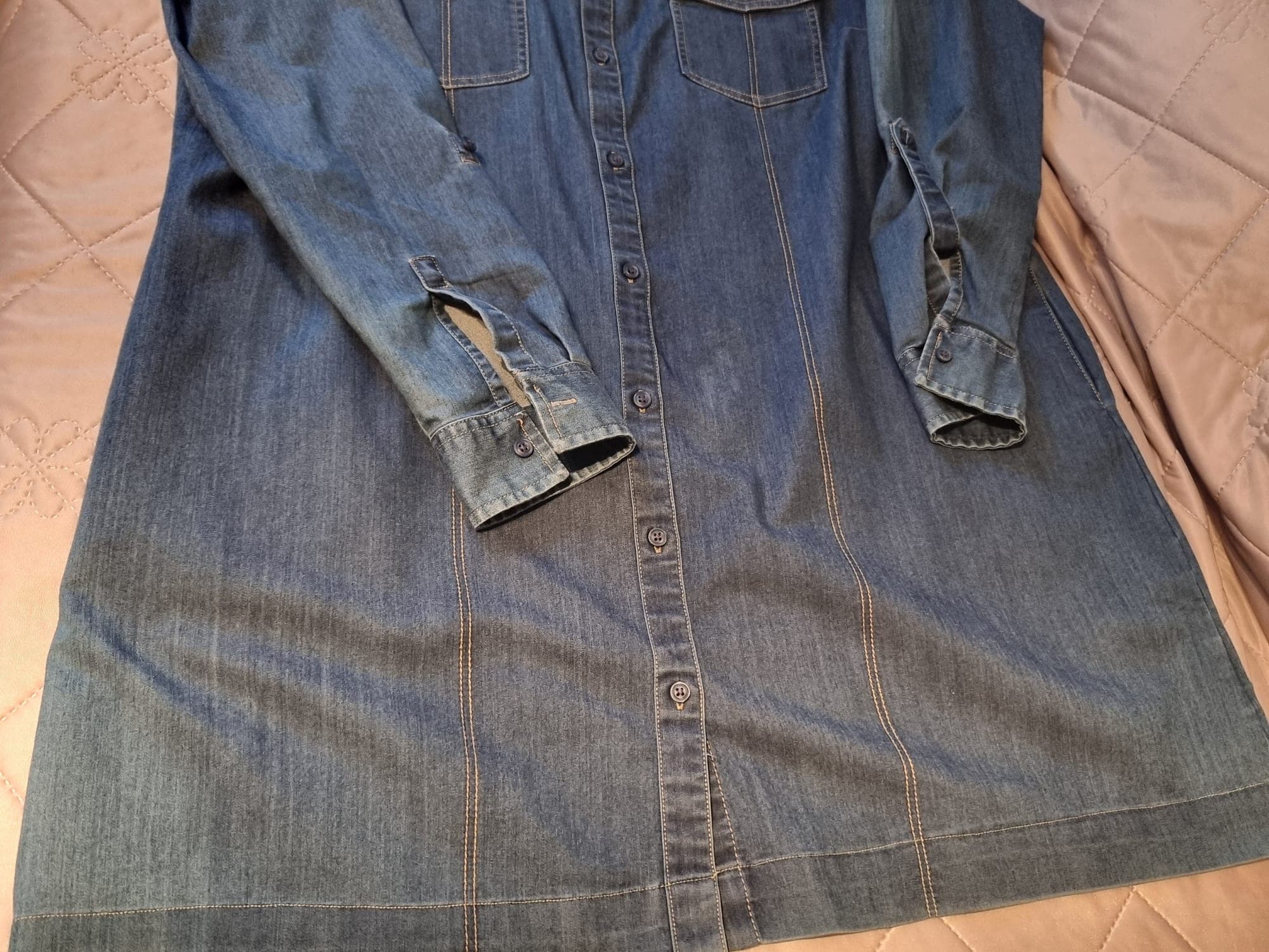 Bel&Bo jeans tuniek/jurk | XL/XXL | Verstelbare mouwen | Comfortabel denim