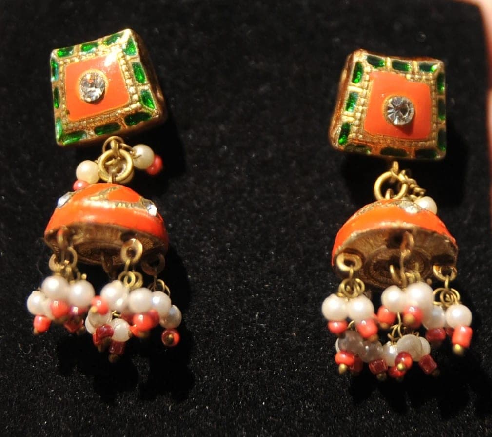 Lacquer  Oorbellen india