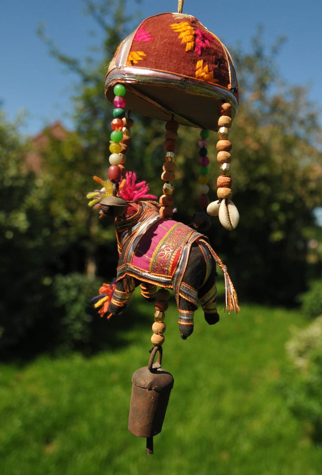 Indische handgemaakte mobile met olifantje