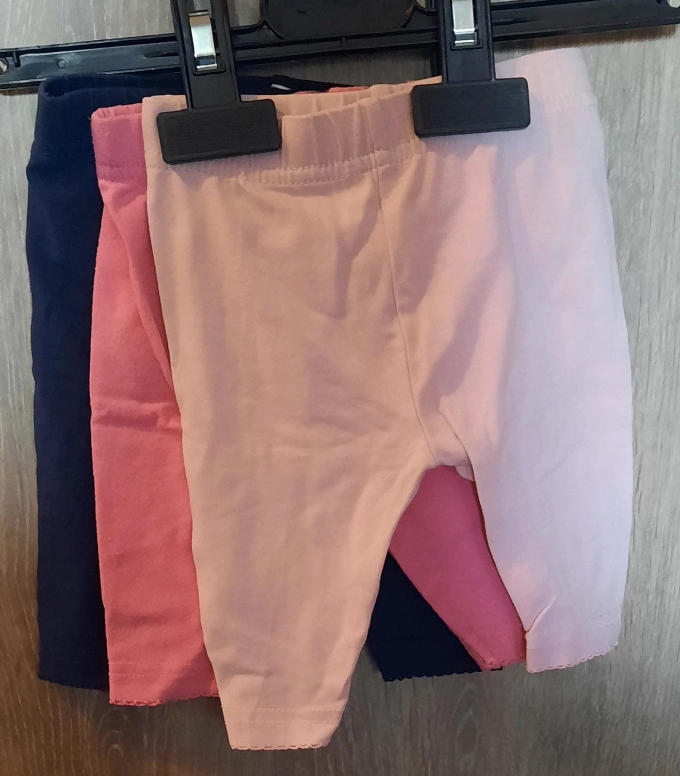 3x Zeeman leggings meisjes maat 50 cm