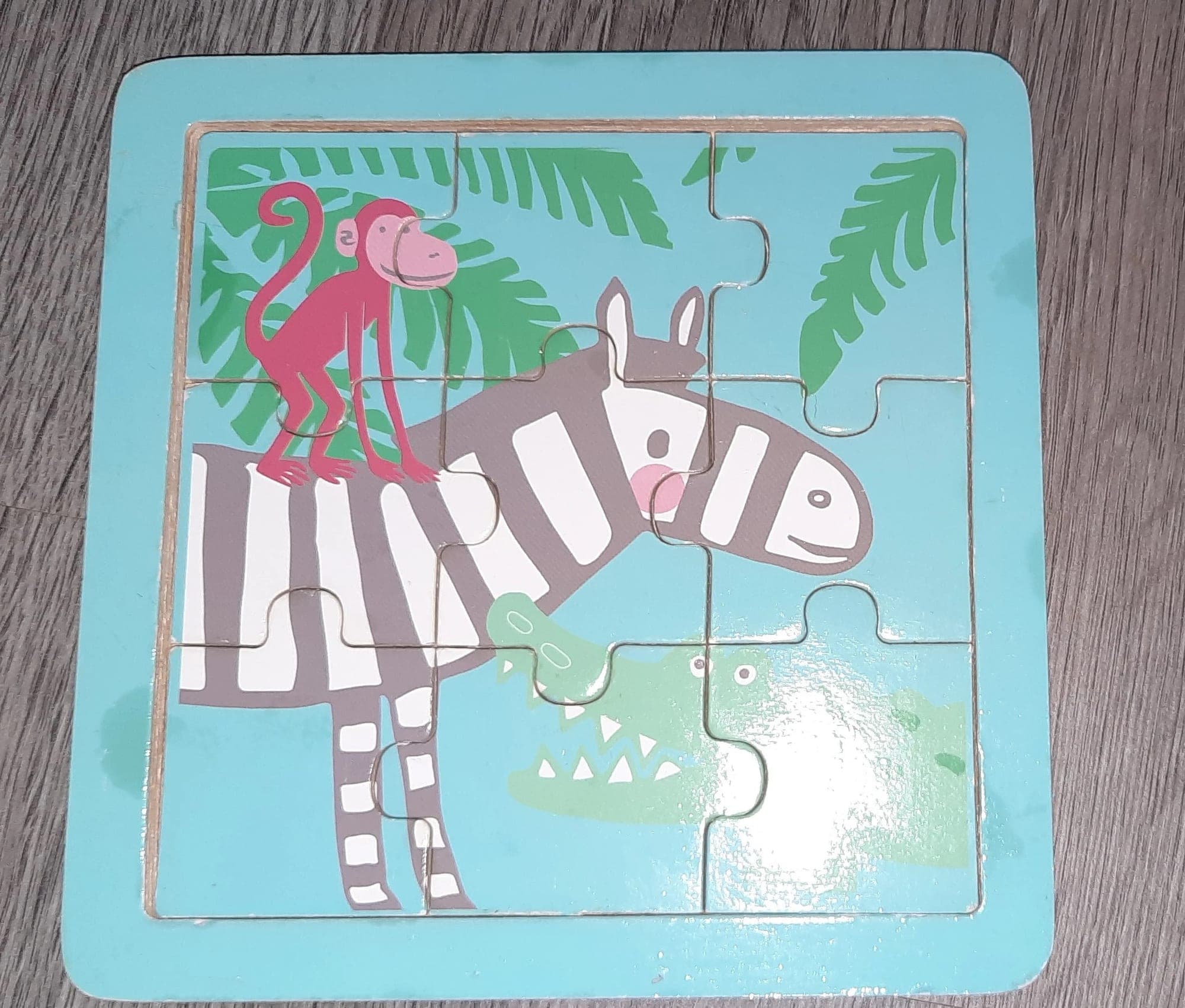 HEMA houten inlegpuzzel 9-delig