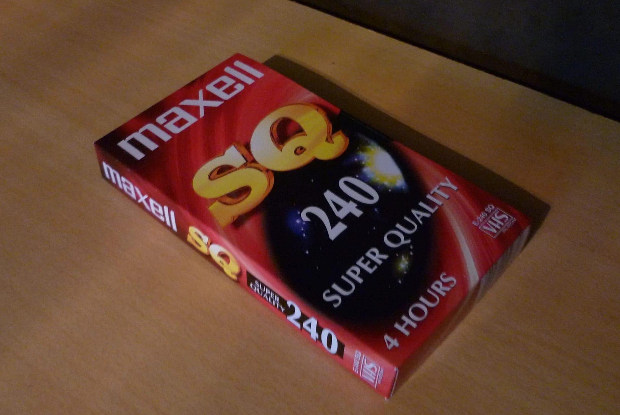 Maxell SQ 240 minuten VHS videocassette - NIEUW