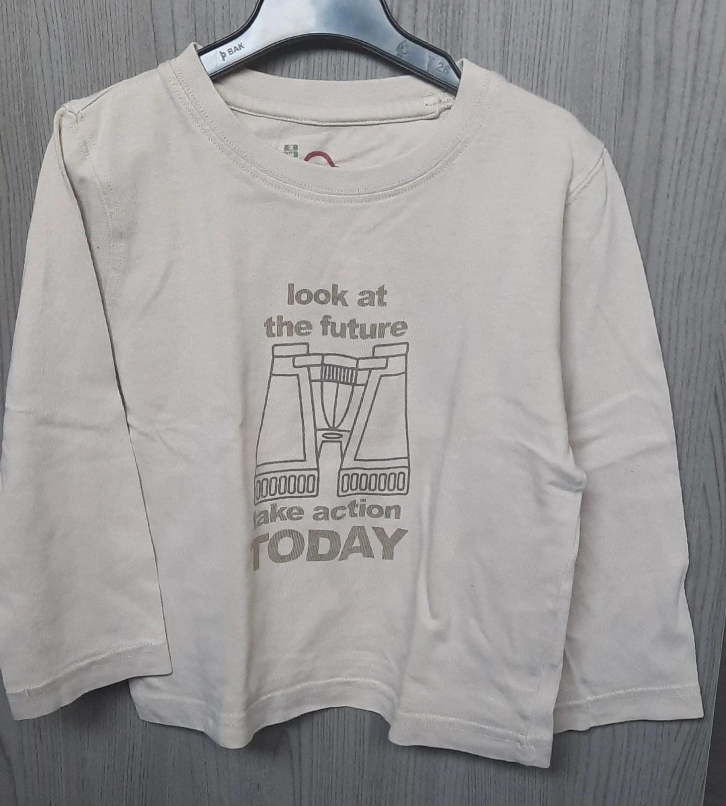 Care for green longsleeve grijs/blauw