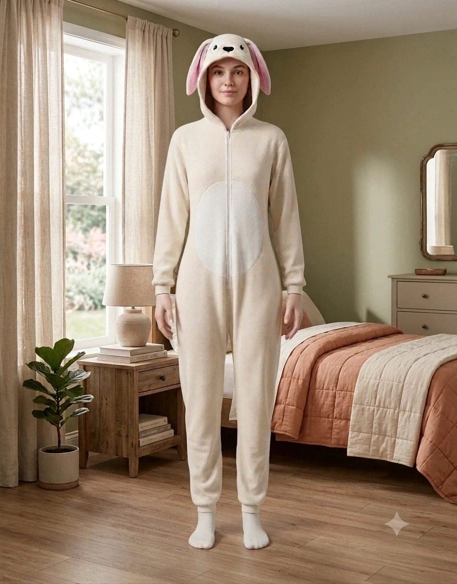 Fleece konijnenpak Erc