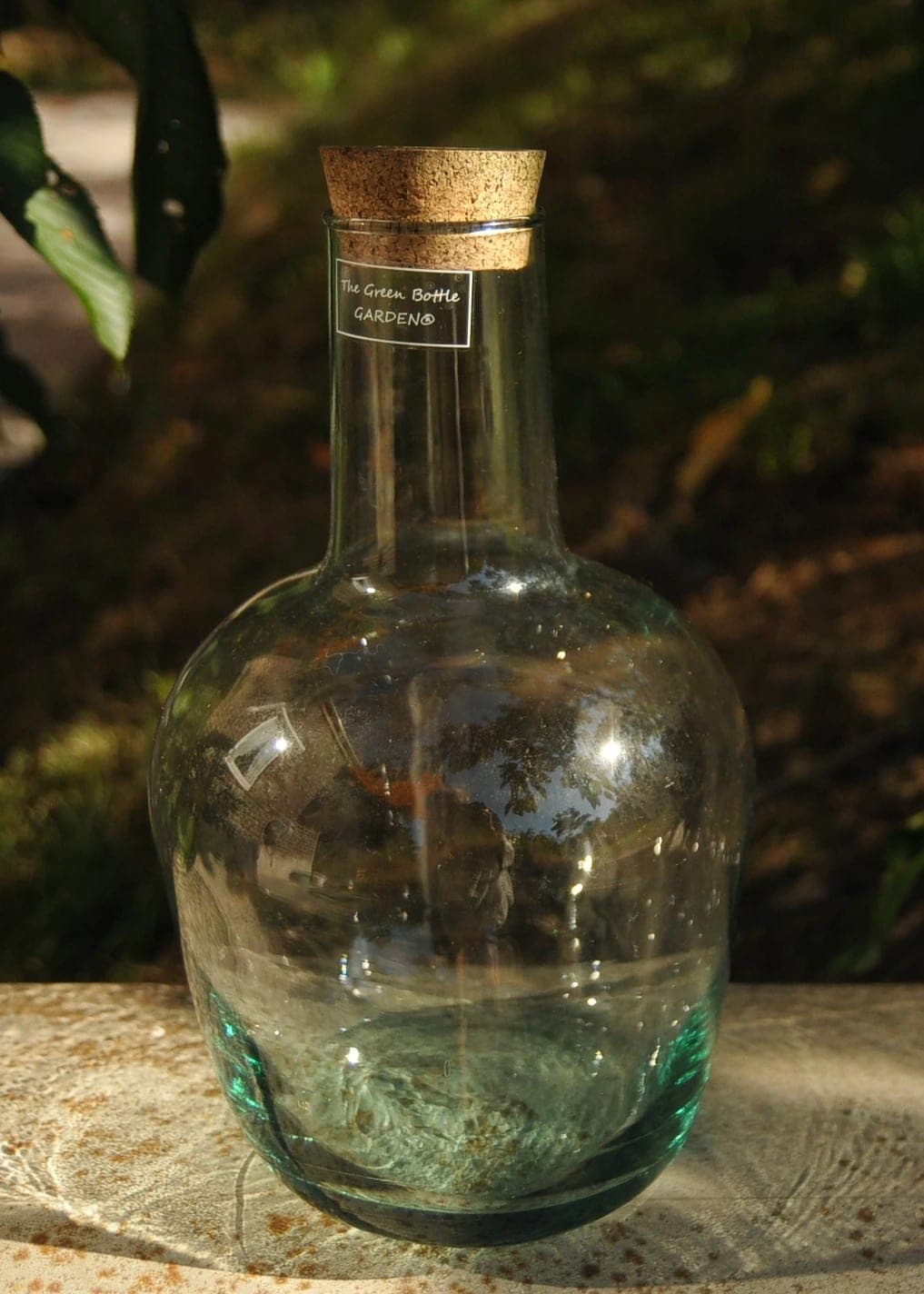 Glazen terrarium vaas, zo goed als nieuw