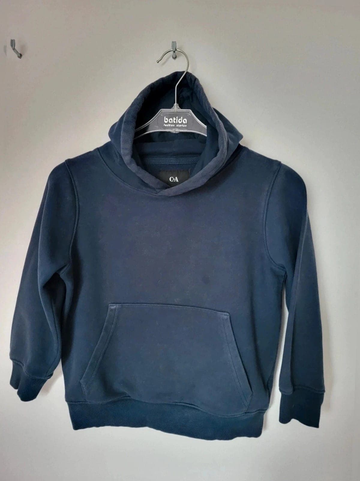 Donkerblauwe hoodie C&A 140