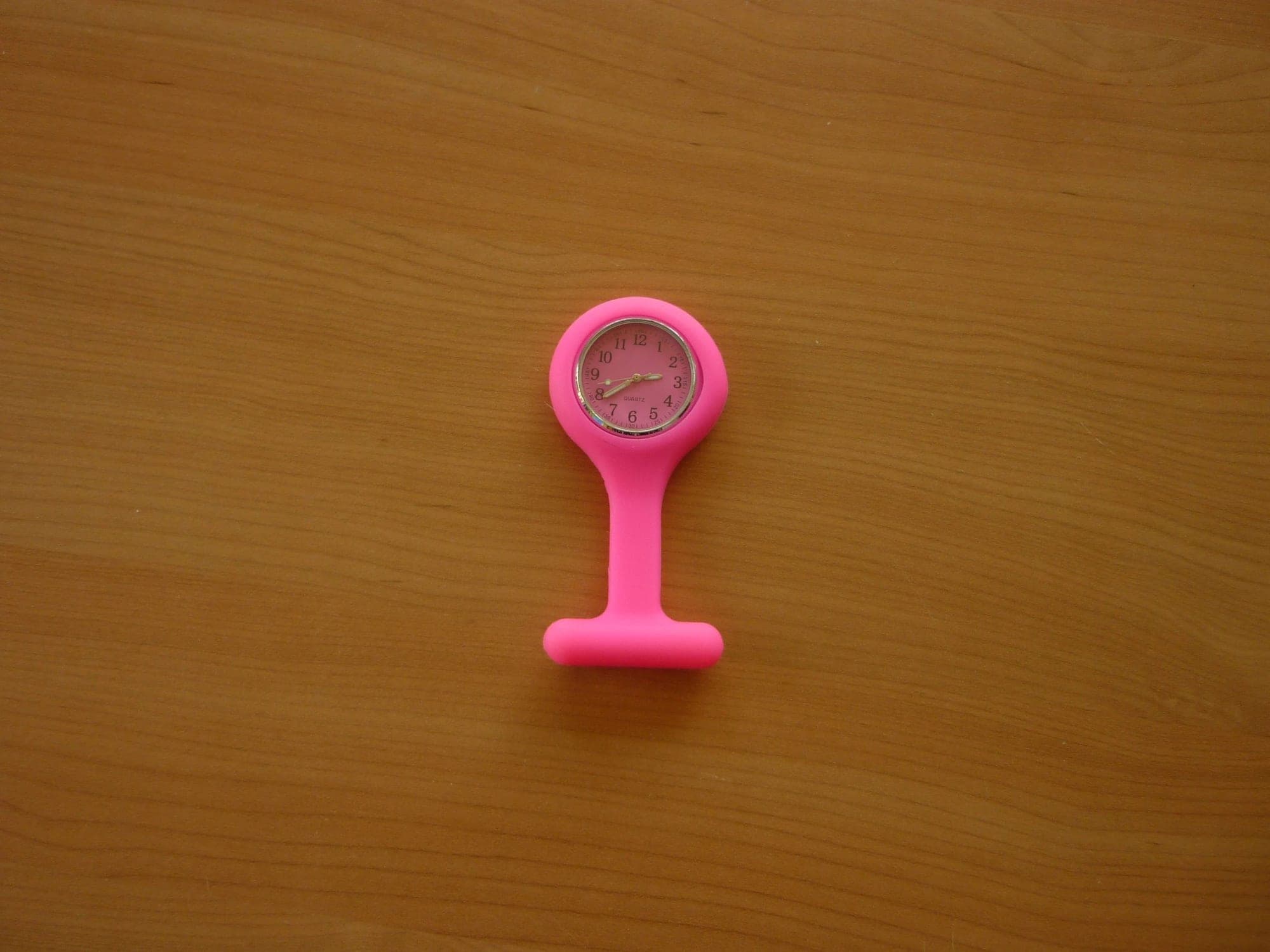Fuchsia roze fluo zusterhorloge