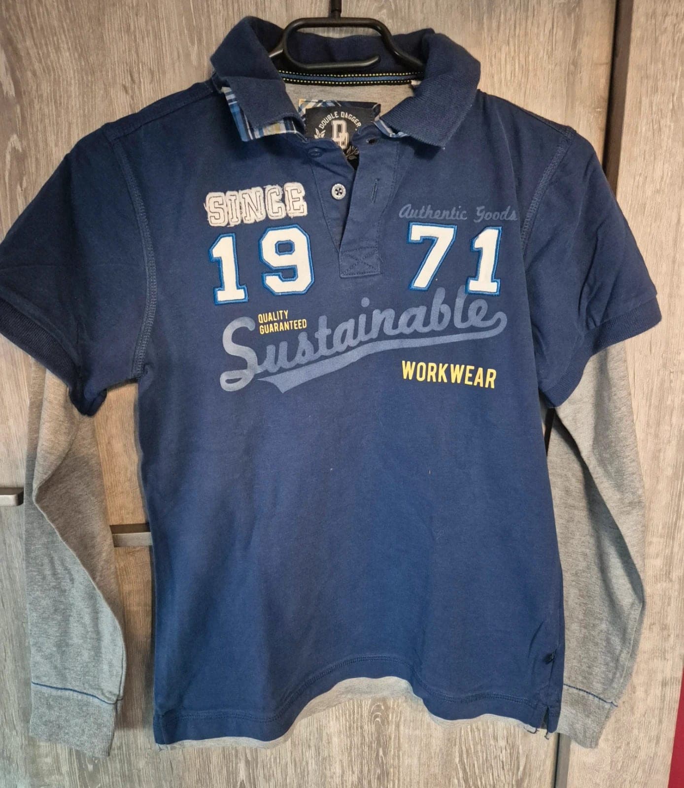 Double dagger poloshirt lange mouwen