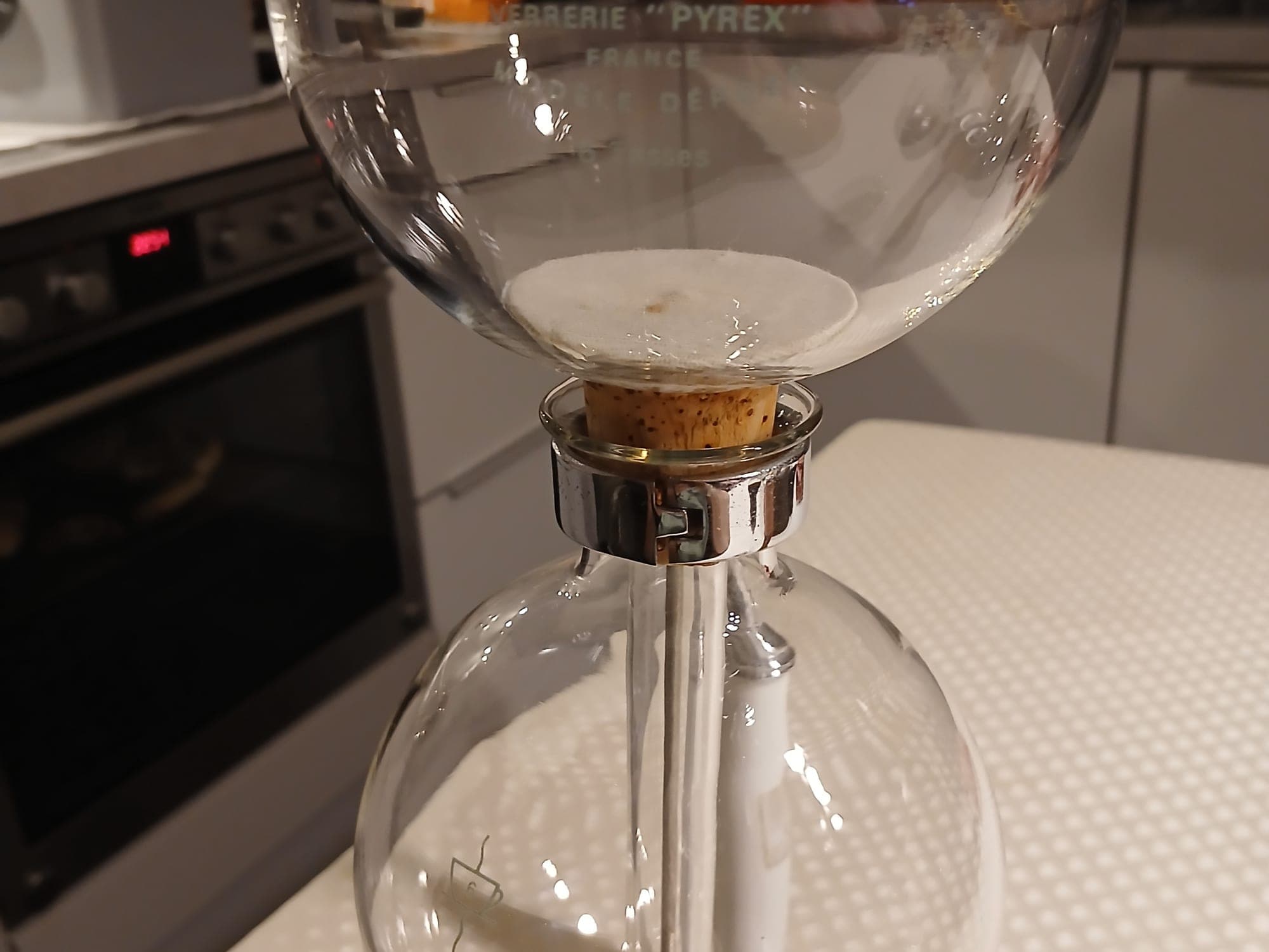 Cafetière Hellem – Vintage koffiezetapparaat met glazen cilinders