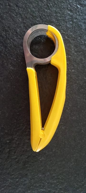 Handige keukentool om banaan te snijden