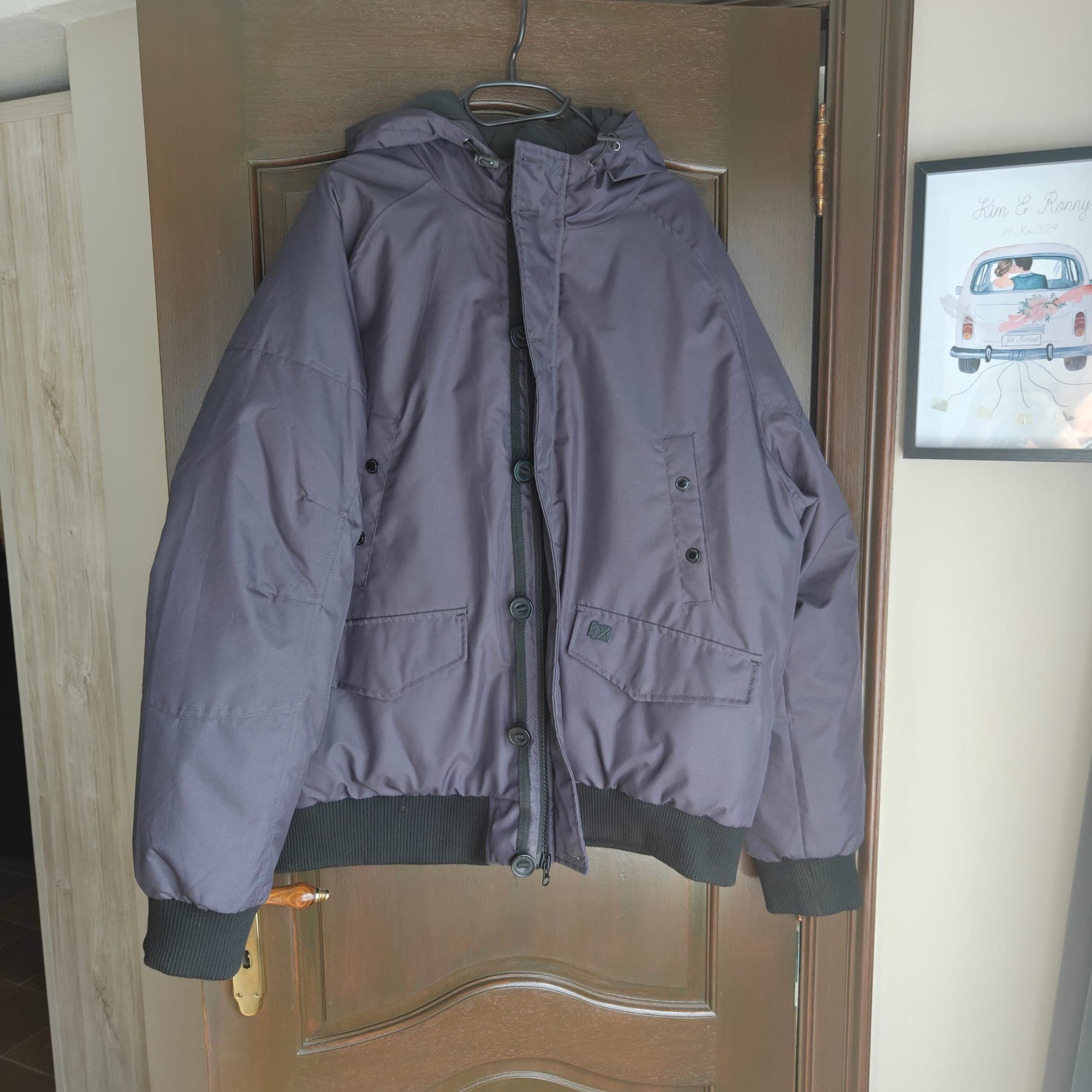 X-Peak puffer jacket donkerblauw