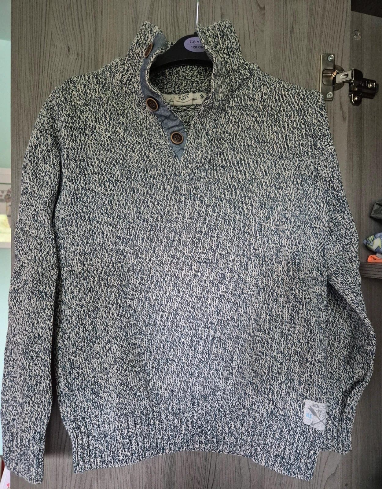 H&M gebreide trui voor jongens, maat 134 cm