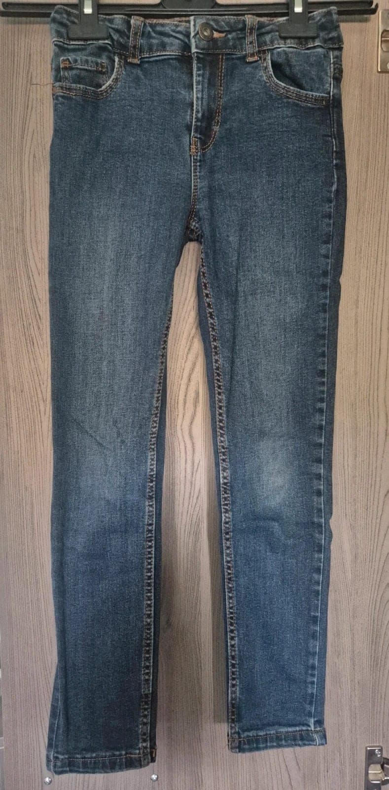 Denim lange broek jongens 134 cm