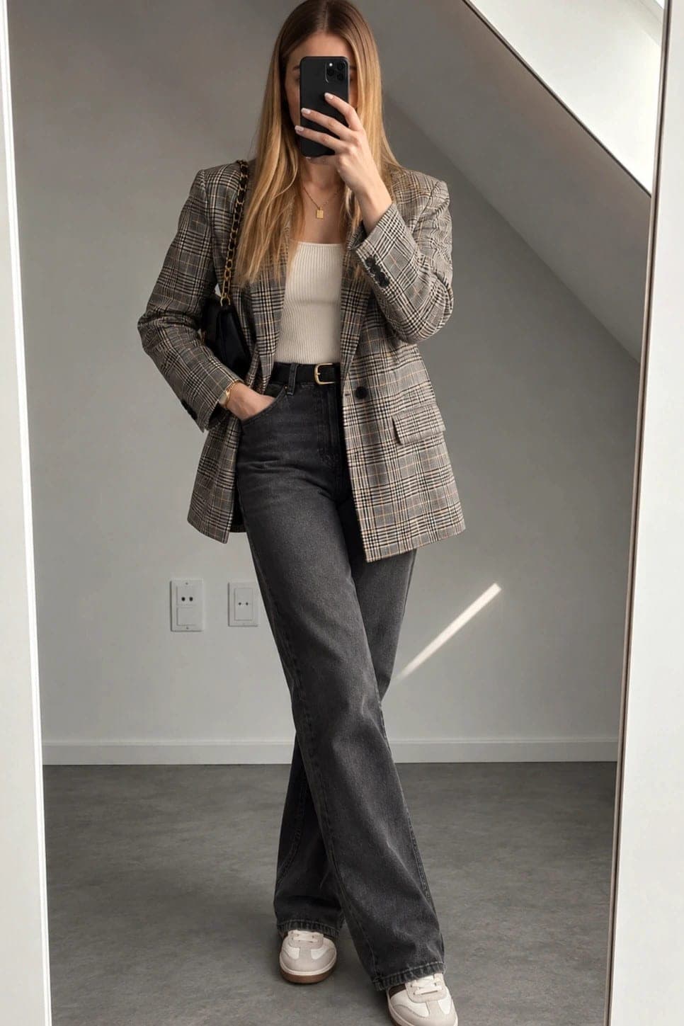 Mooie geruite blazer van Visual Clothing Project, maat S