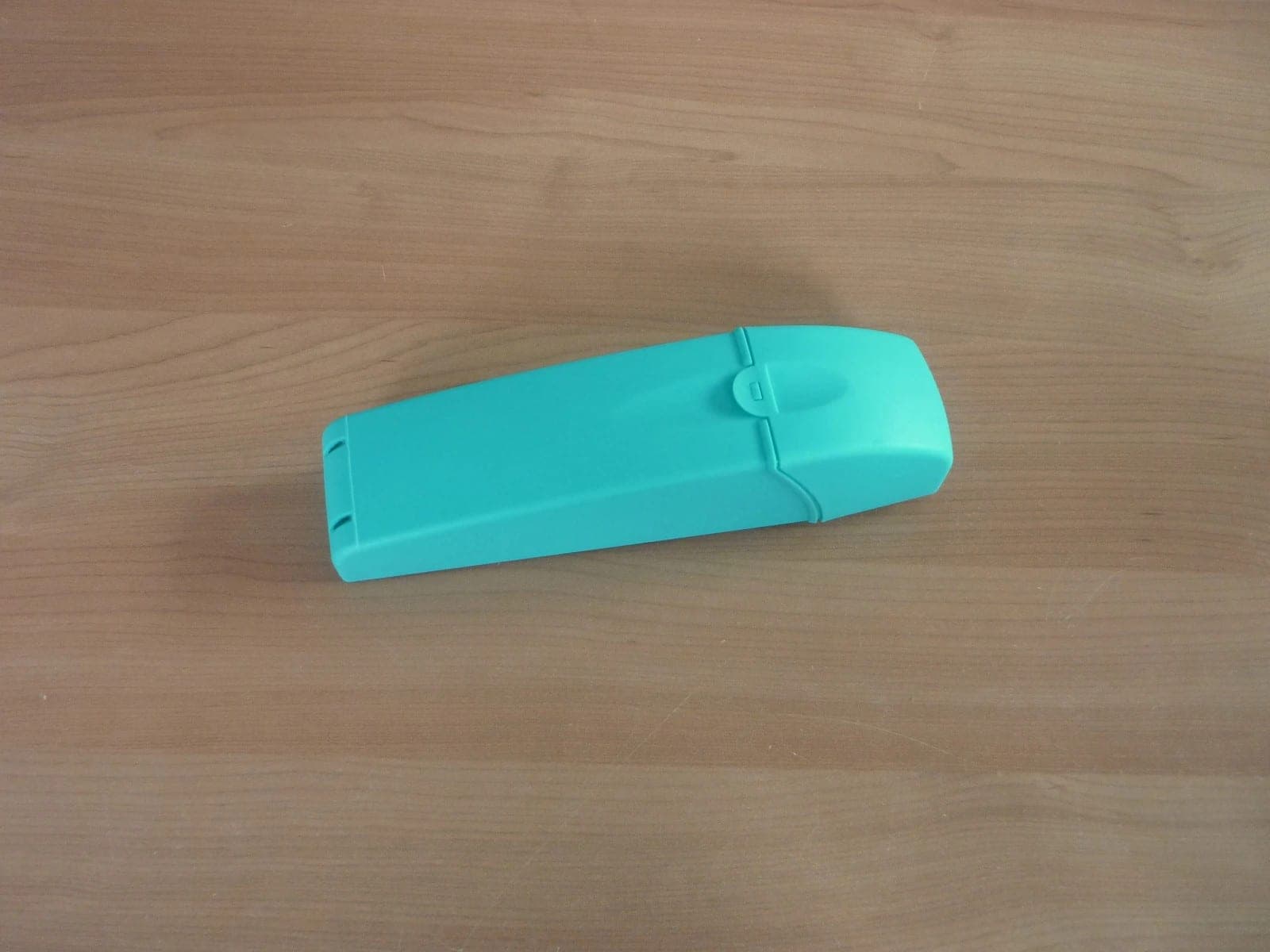 Turquoise reis tandenborstelhouder reisetui voor tandenborstel en tandpasta