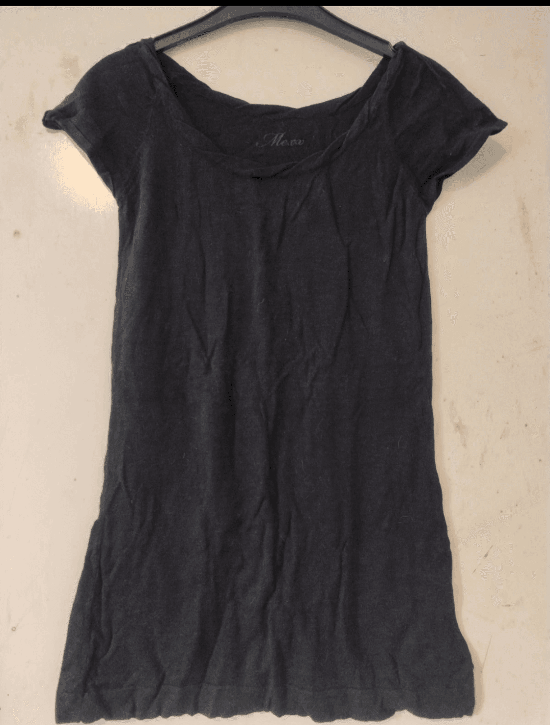 Zwart T-shirt met korte mouwen