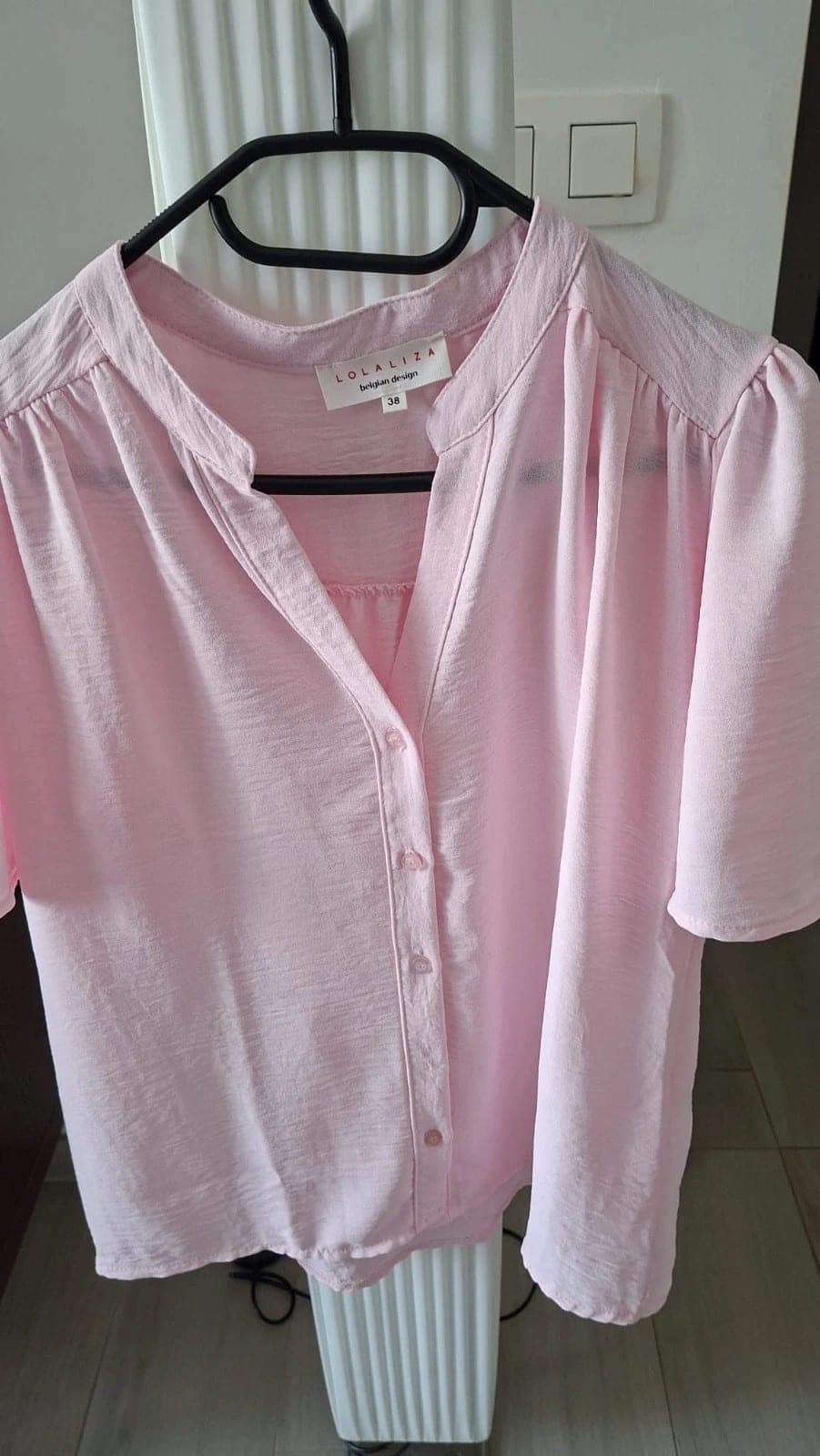 LolaLiza hemdblouse roze maat 38