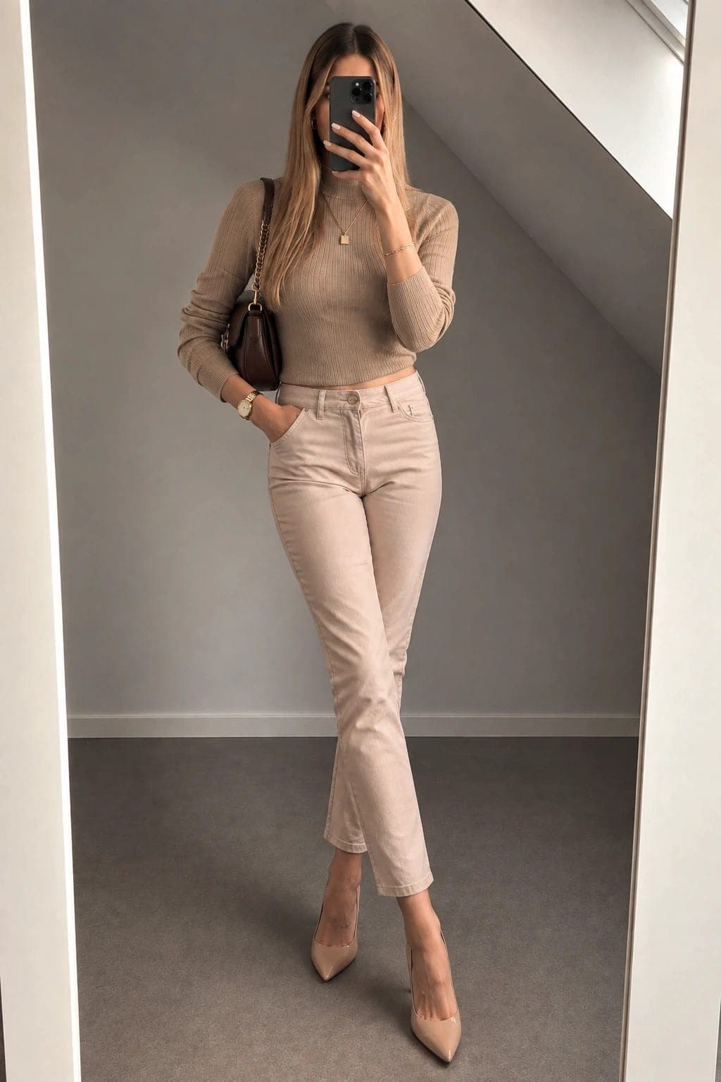 Lichtroze Slim jeans 34 Holly & Whyte