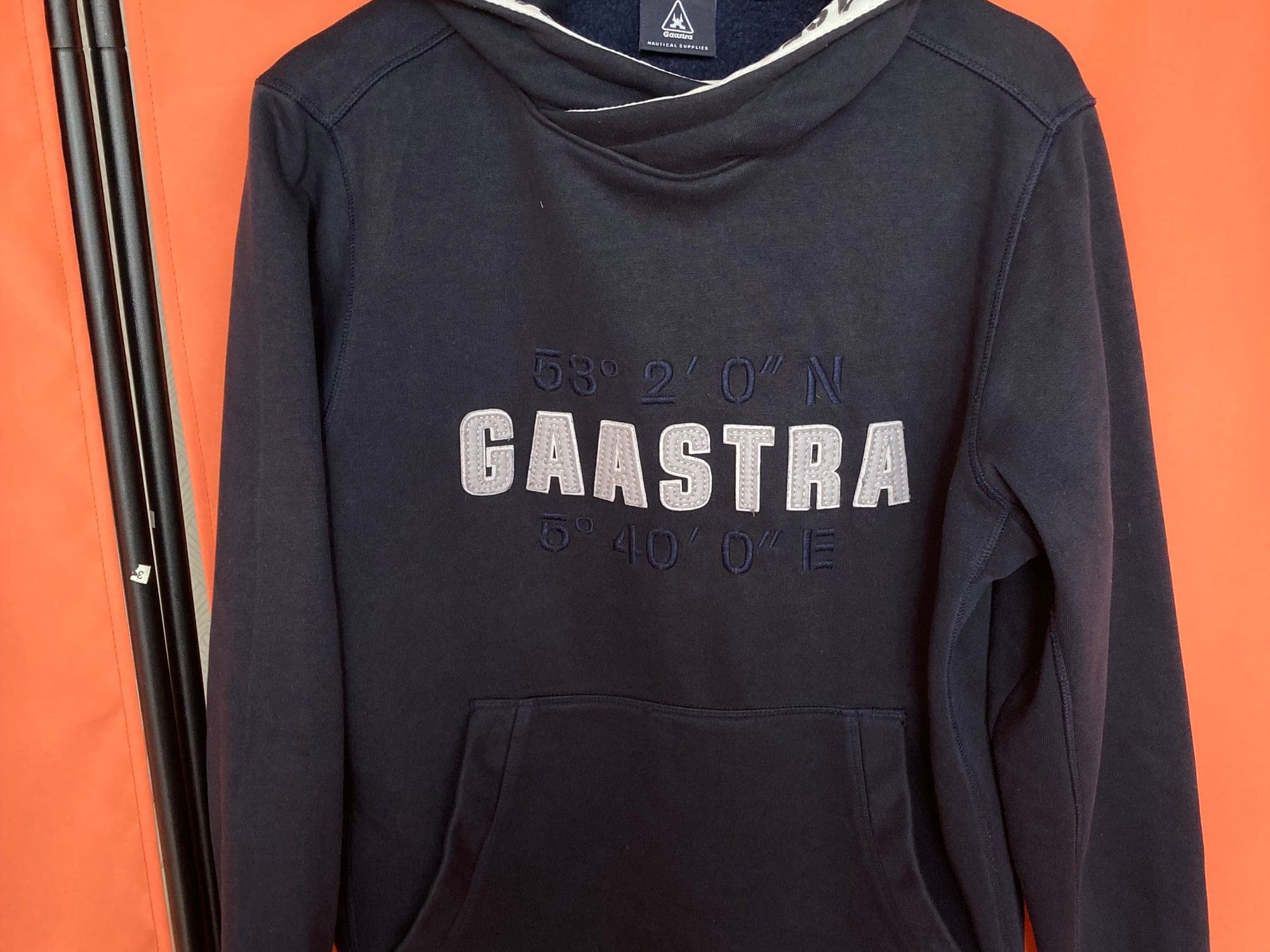 Gaastra hoodie met geografische coördinaten print