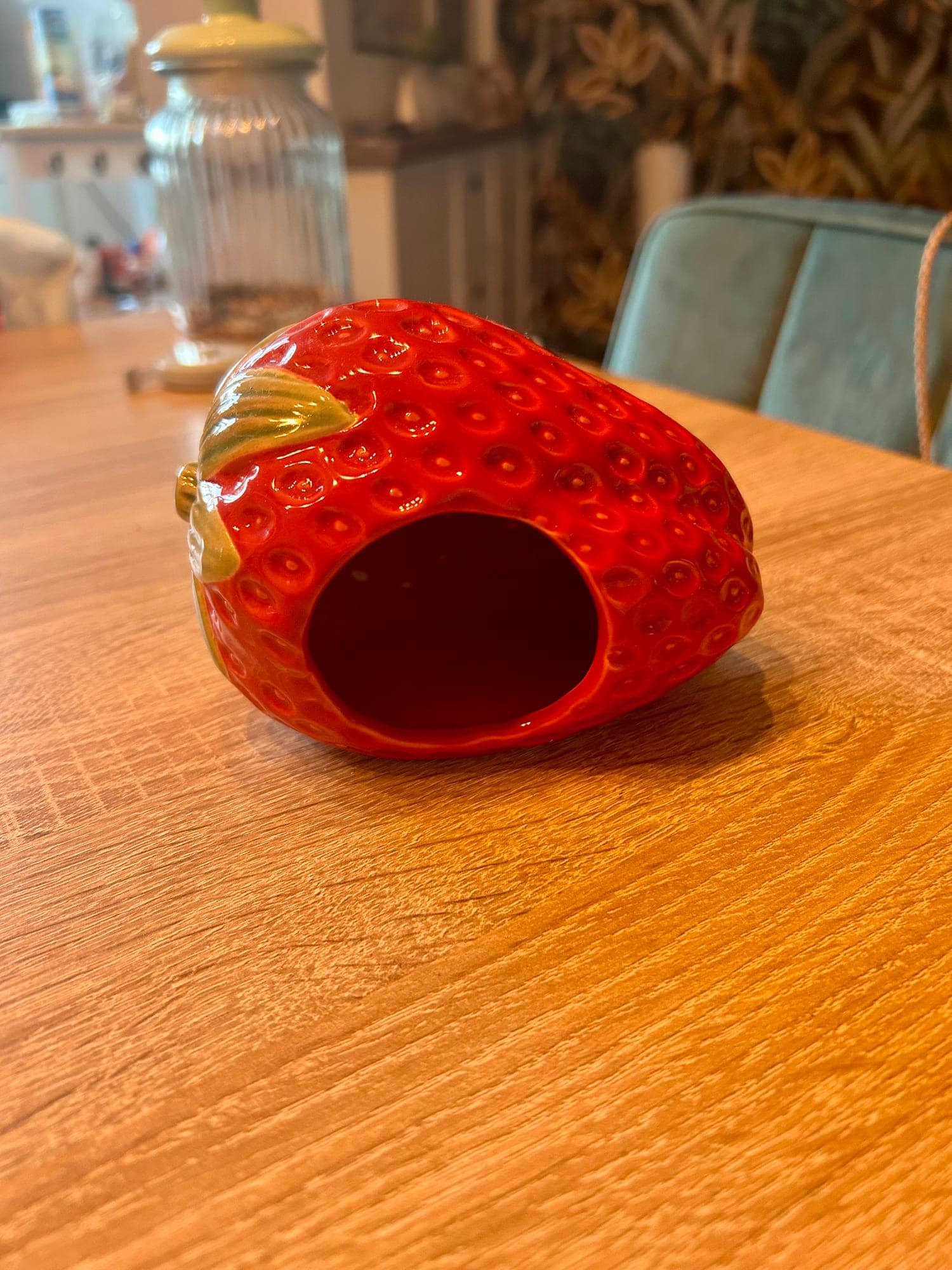 Rode aardbei dwerghamster huisje